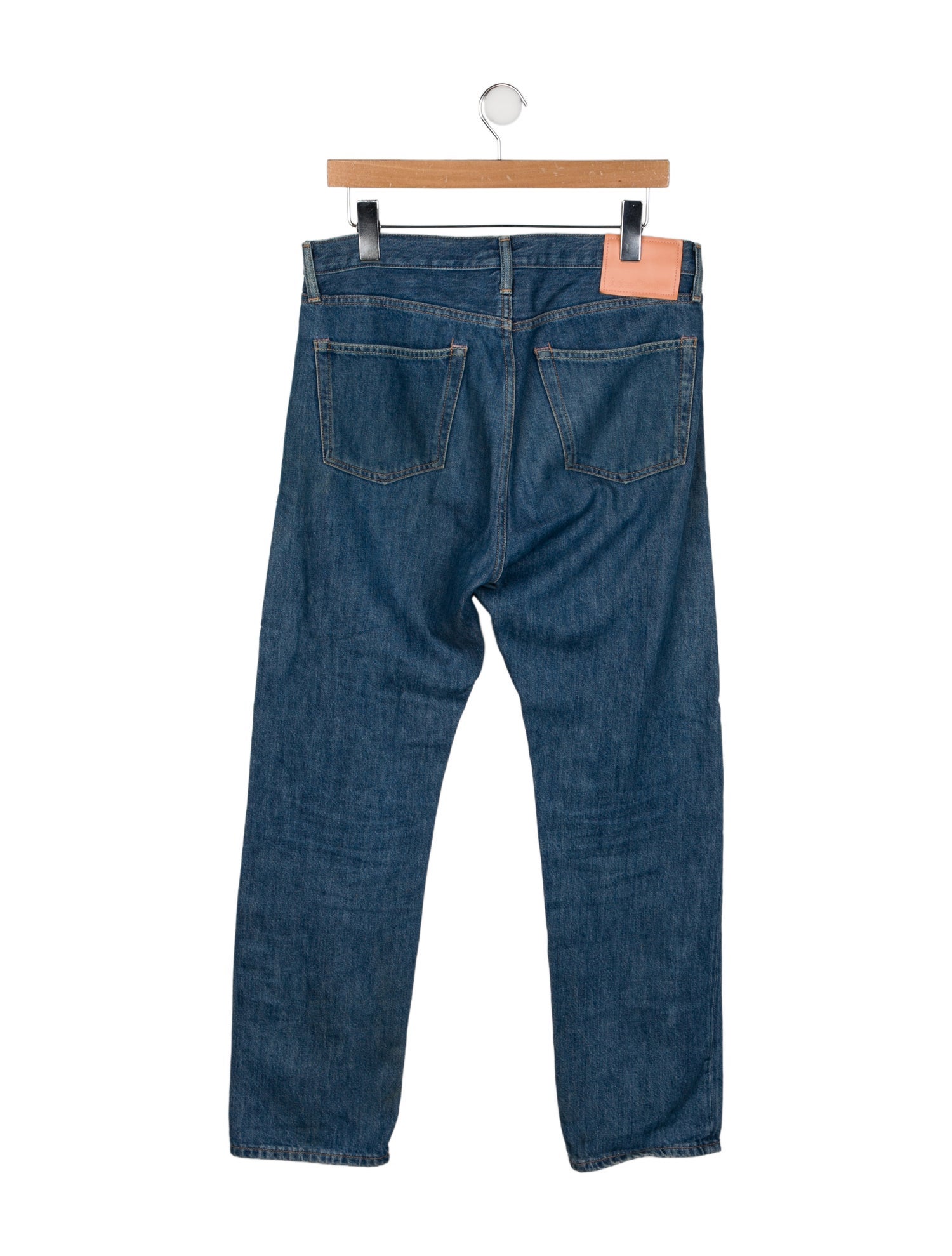 Acne Studios High-Rise Straight Leg Jeans