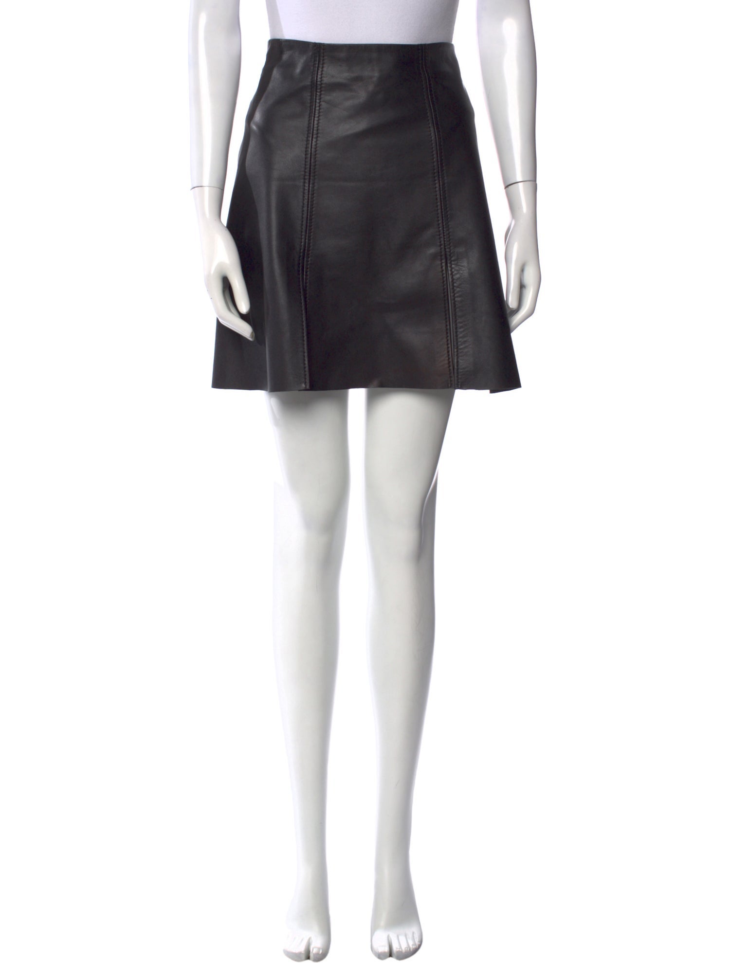 Acne Studios Leather Mini Skirt