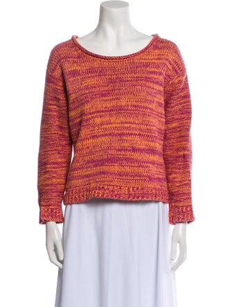 Acne Studios Patterned Scoop Neck Sweater