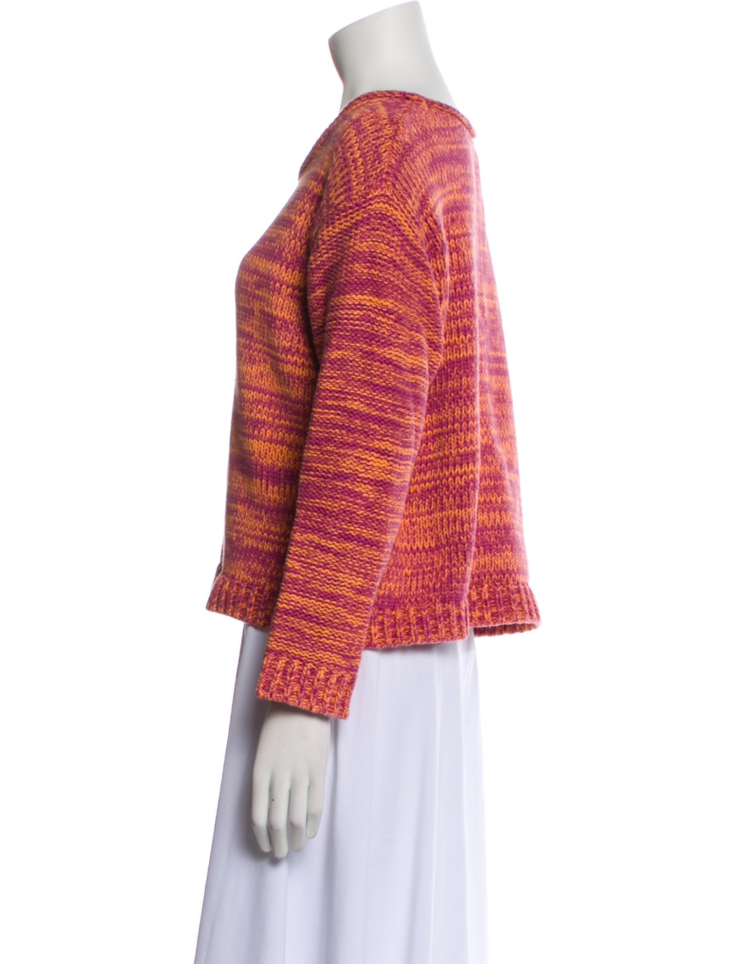 Acne Studios Patterned Scoop Neck Sweater