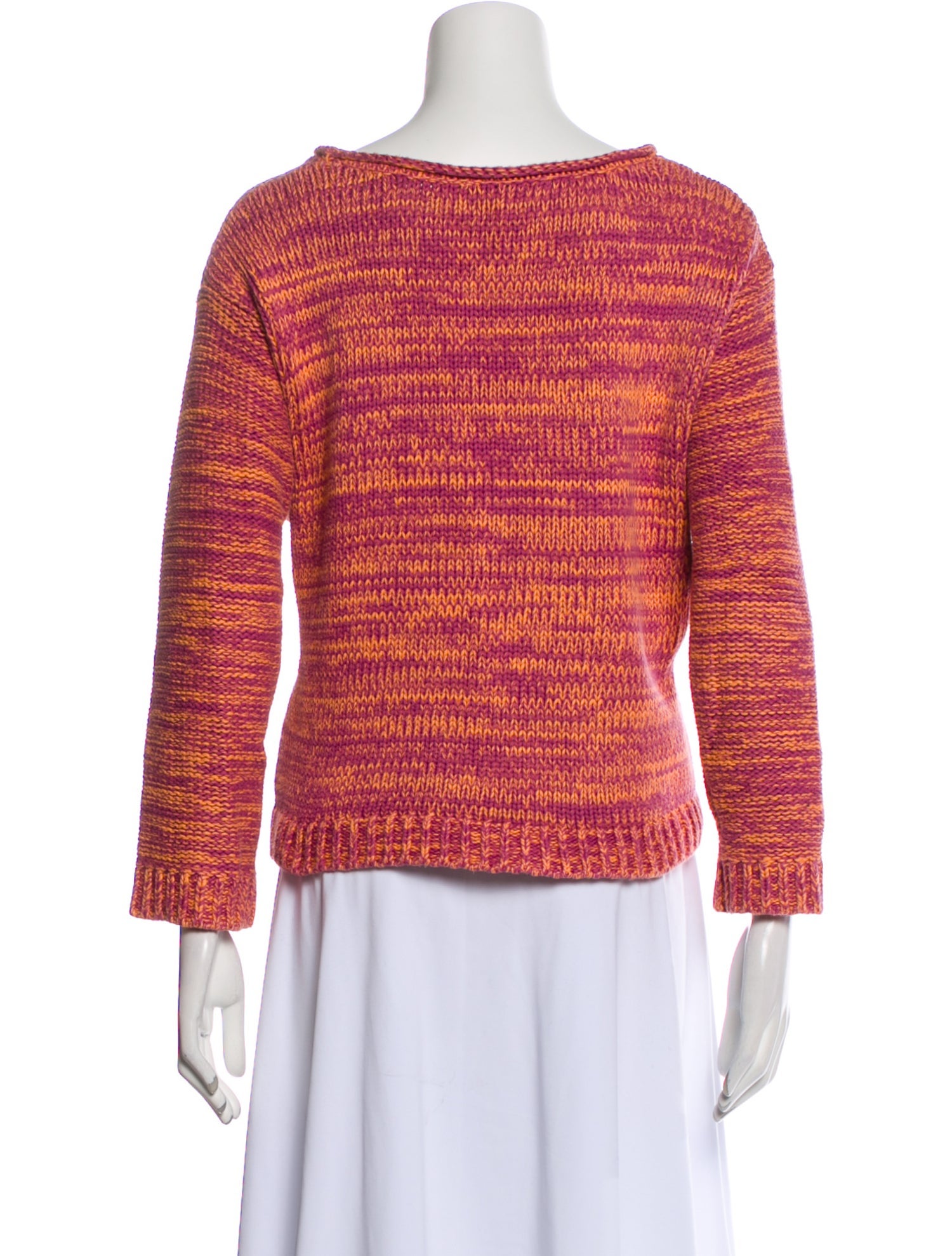 Acne Studios Patterned Scoop Neck Sweater