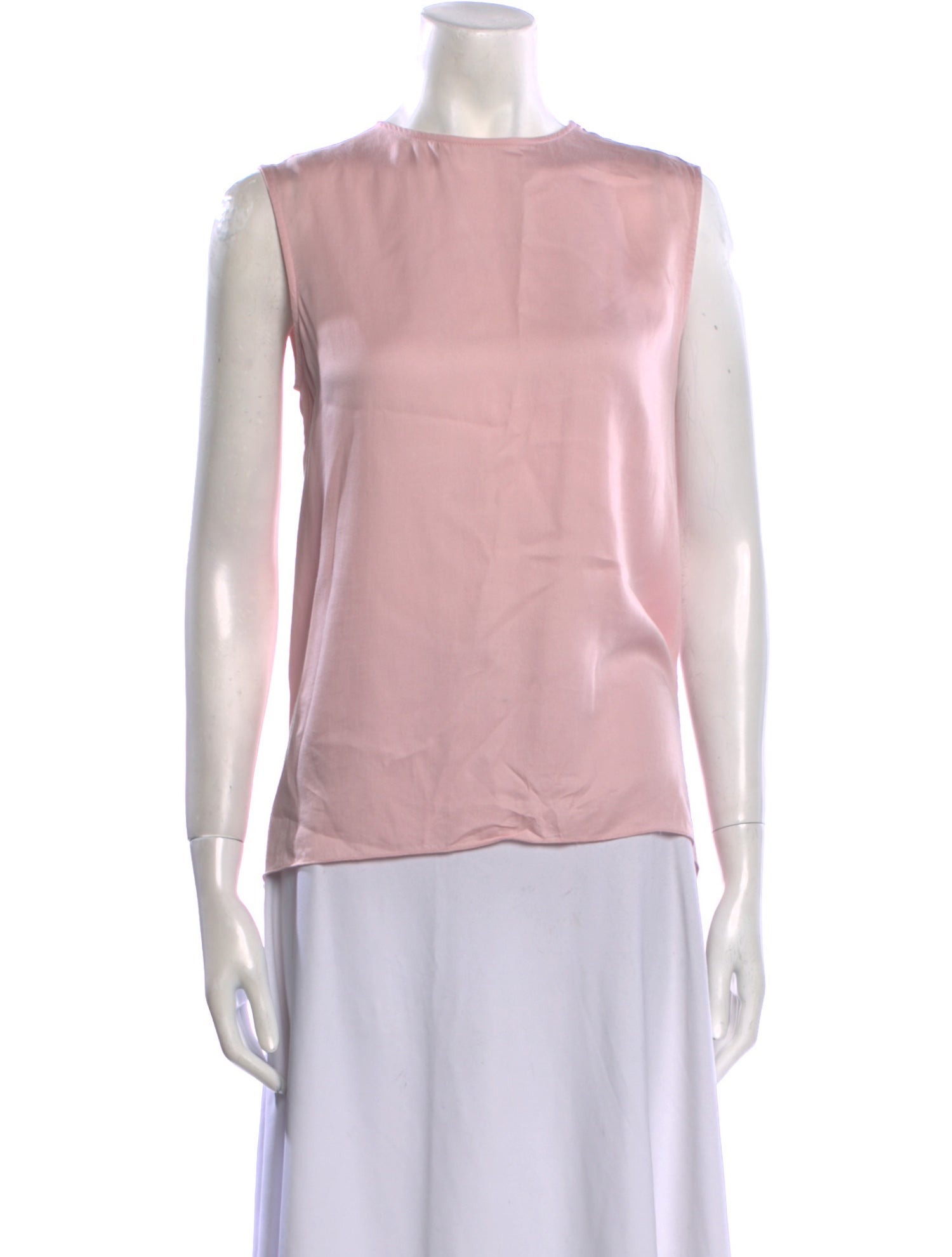 Acne Studios Crew Neck Sleeveless Blouse