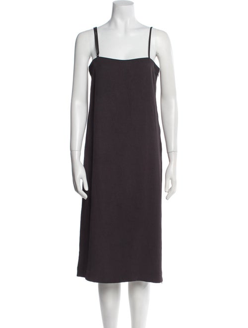 Acne Studios Square Neckline Knee-Length Dress