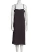 Acne Studios Square Neckline Knee-Length Dress