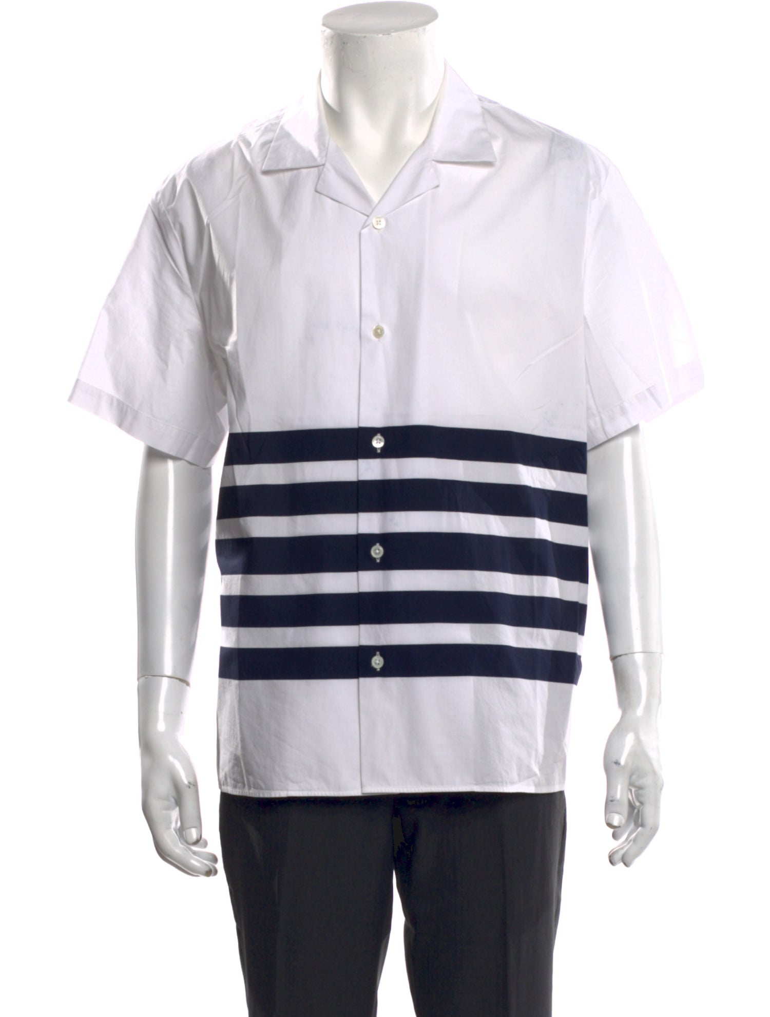 Acne Studios Striped Short Sleeve Shirt