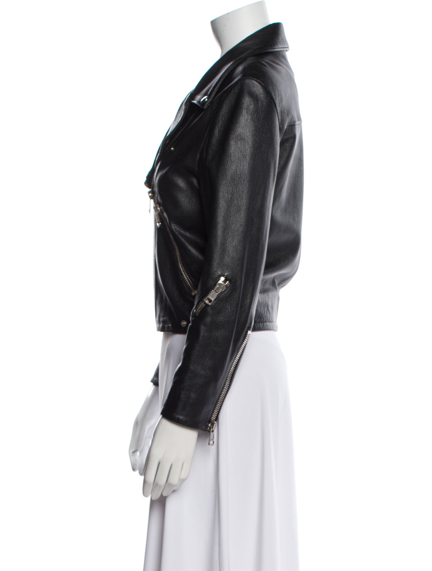Acne Studios Goat Leather Biker Jacket