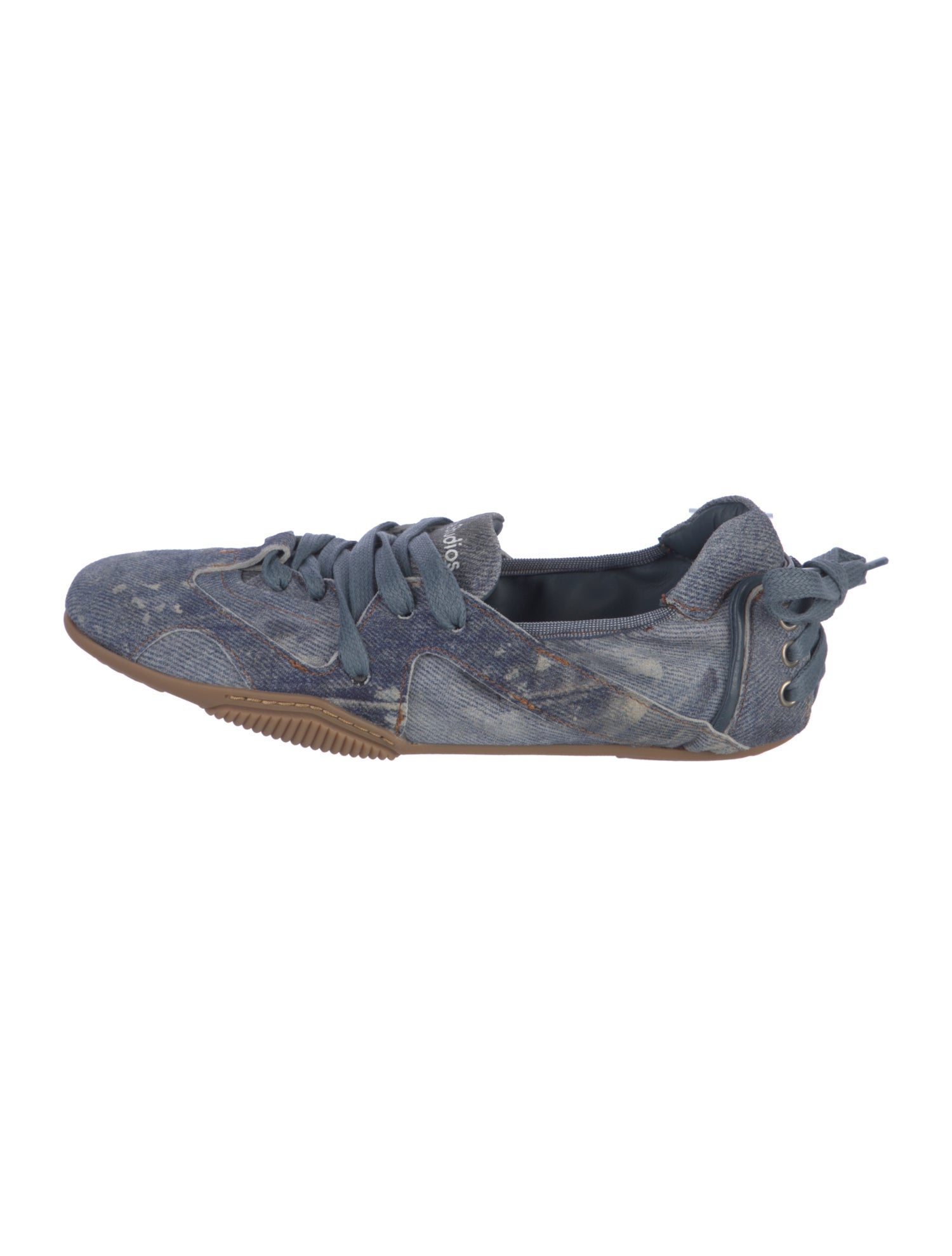 Acne Studios Suede Printed Sneakers