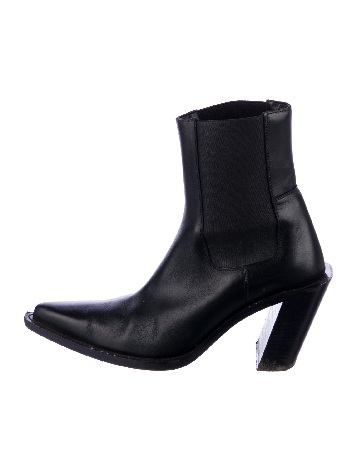 Acne Studios Leather Western Boots