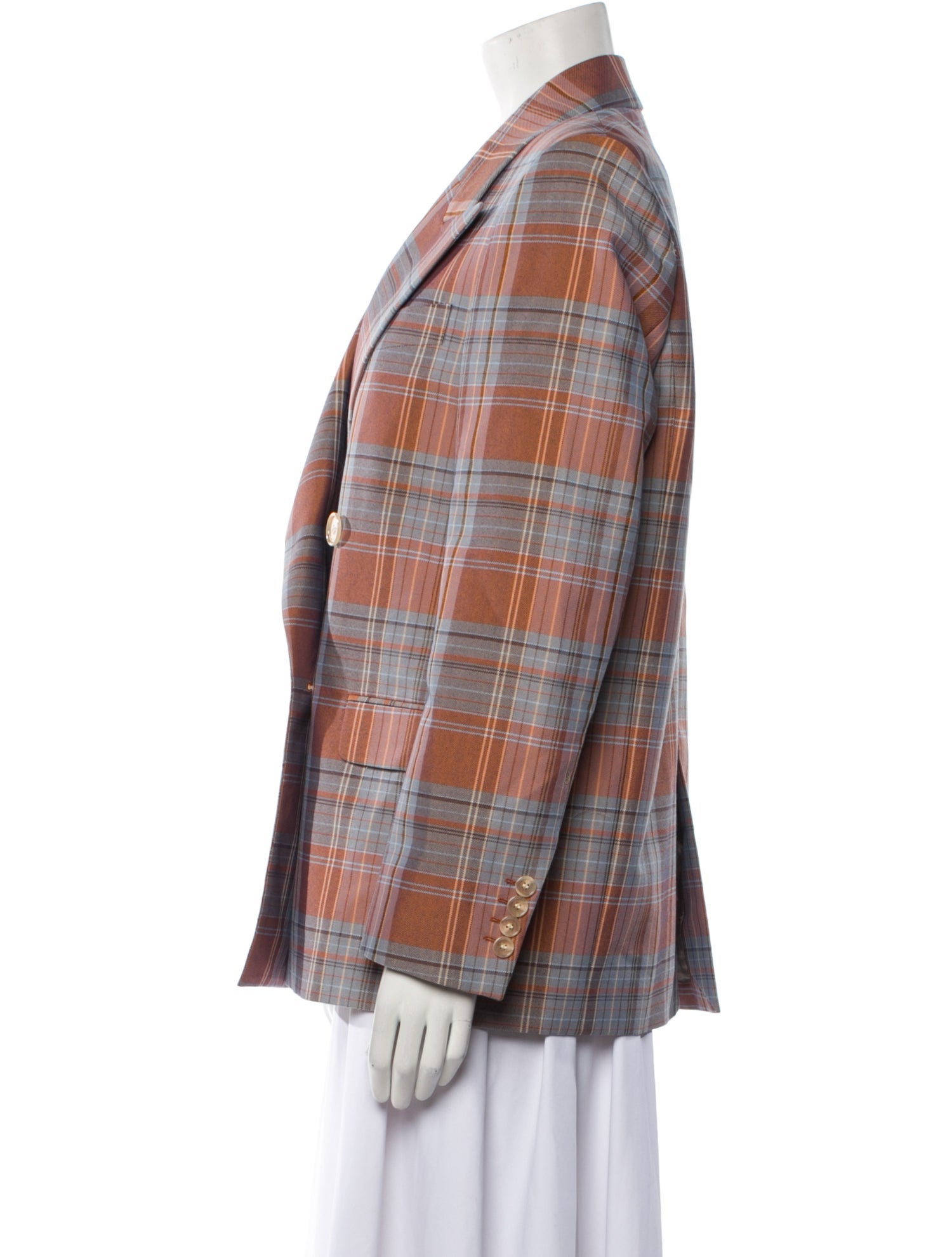 Acne Studios Plaid Print Blazer w/ Tags