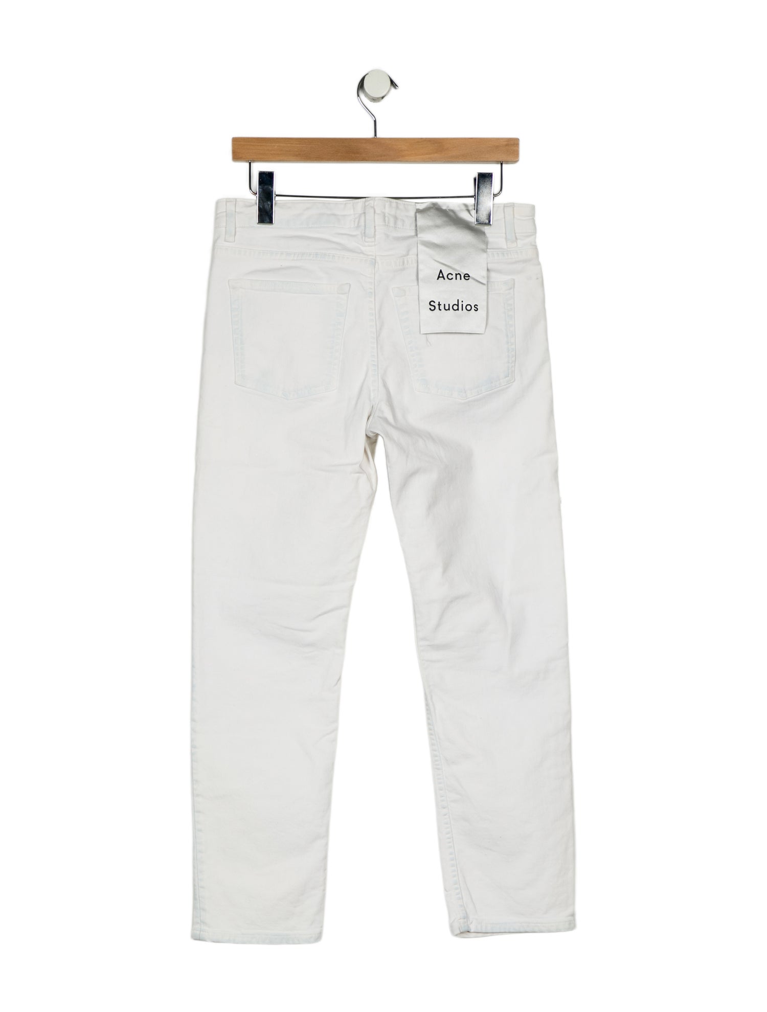 Acne Studios Mid-Rise Straight Leg Jeans