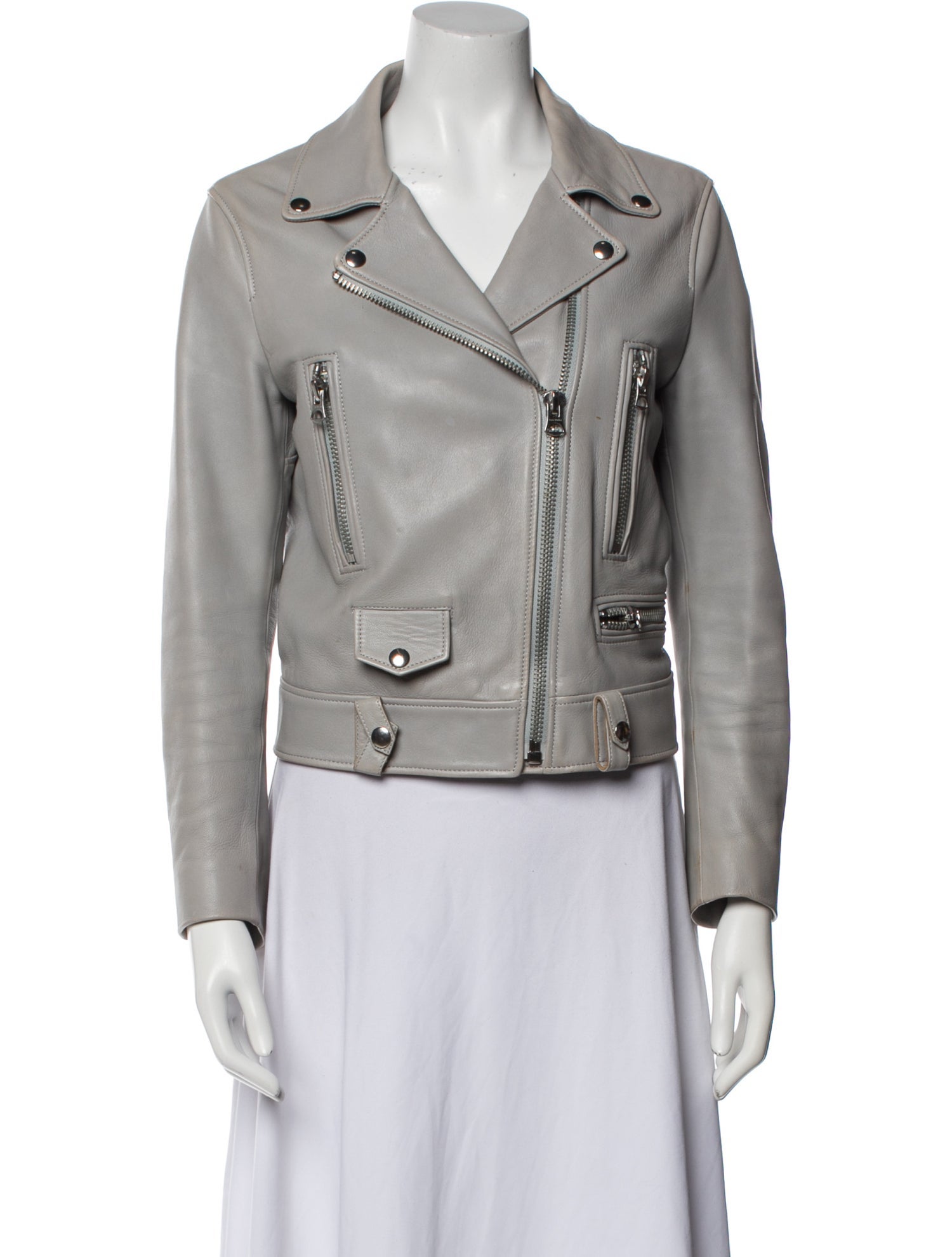 Acne Studios Leather Biker Jacket