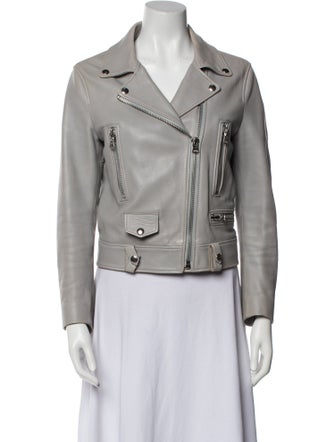 Acne Studios Leather Biker Jacket
