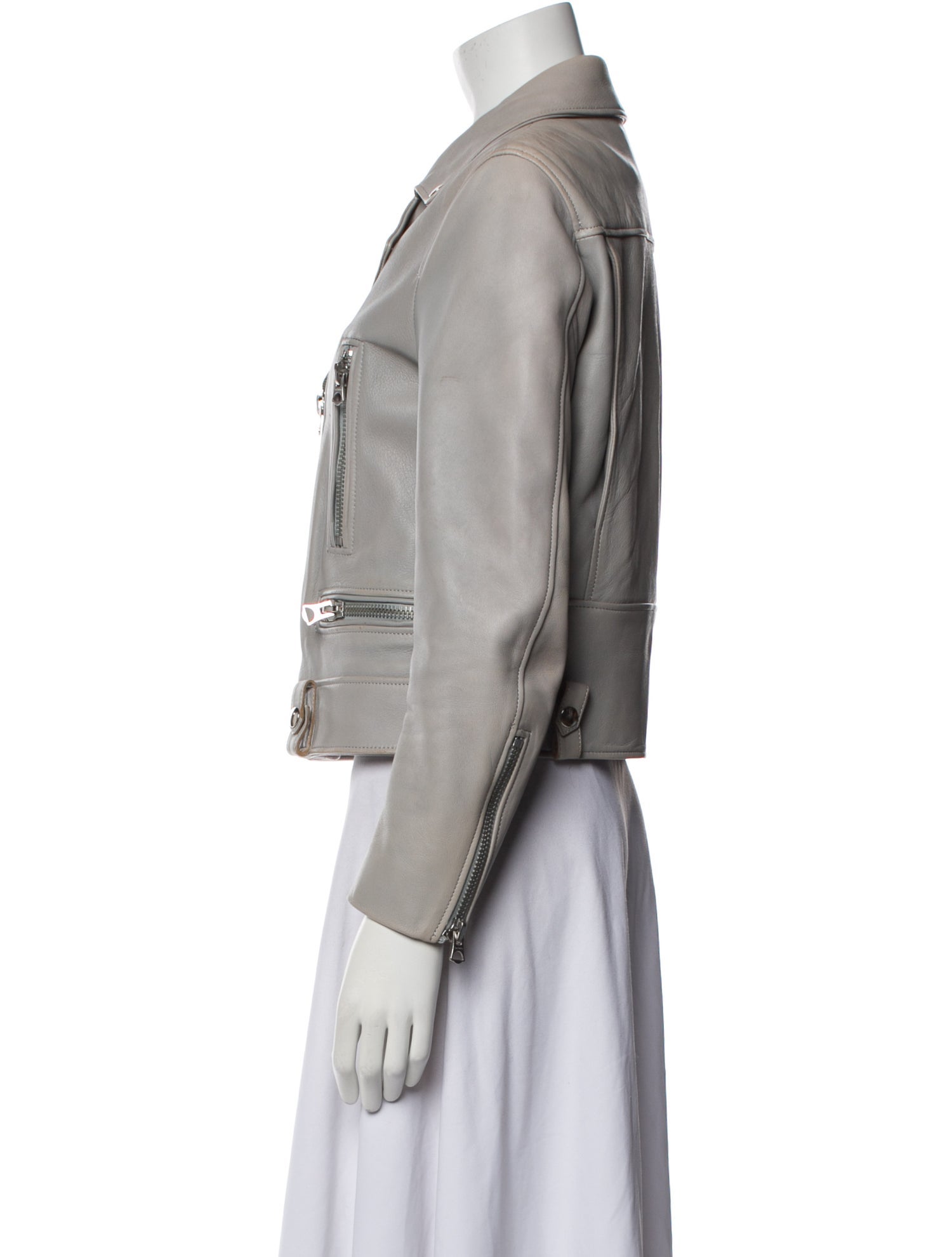 Acne Studios Leather Biker Jacket