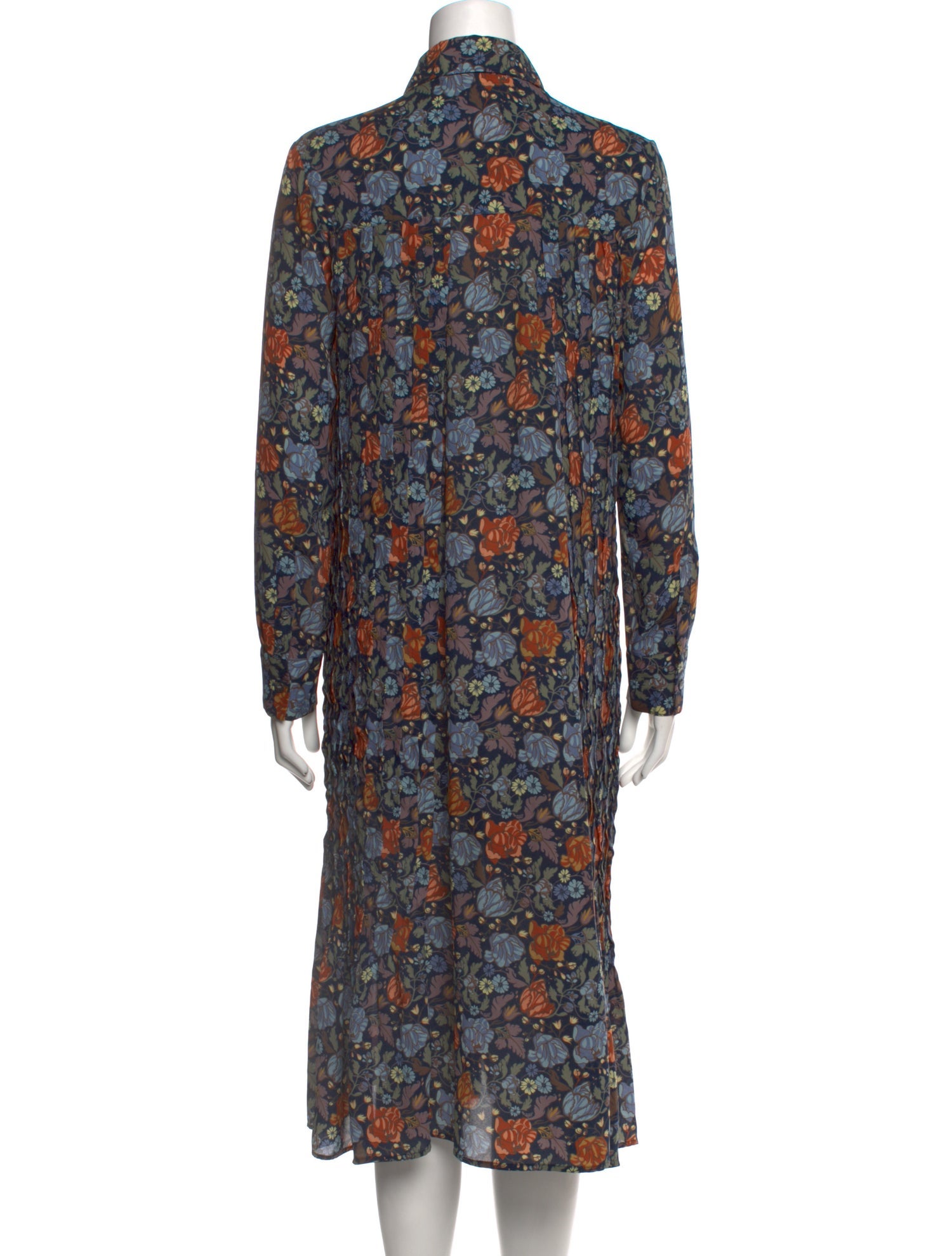 Acne Studios Floral Print Midi Length Dress