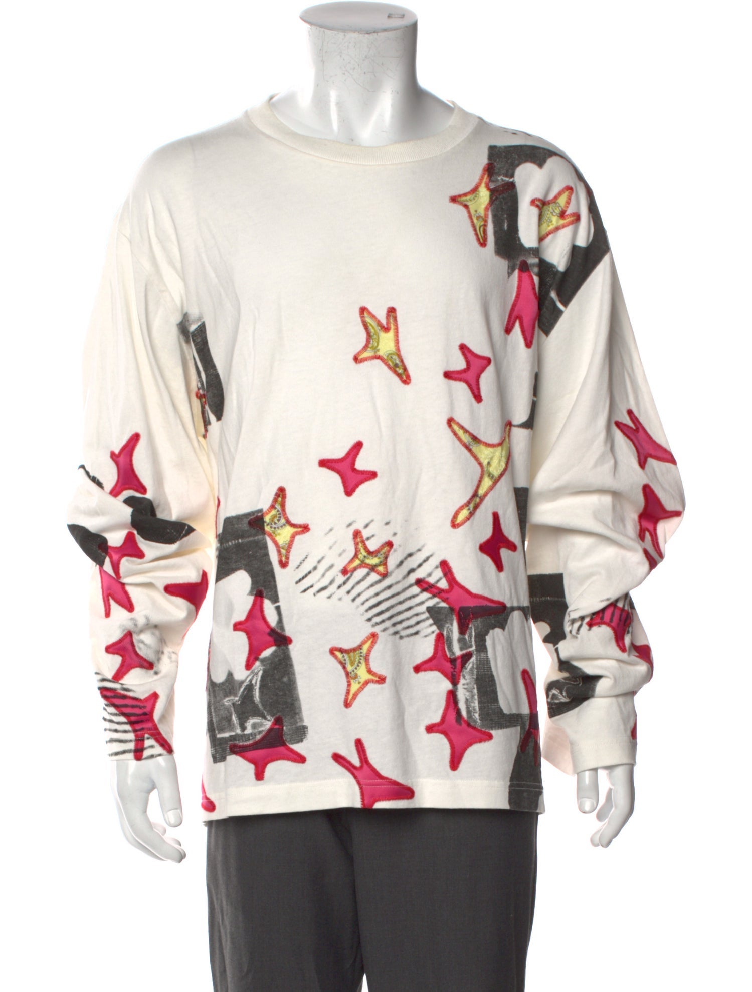 Acne Studios Graphic Print Crew Neck T-Shirt