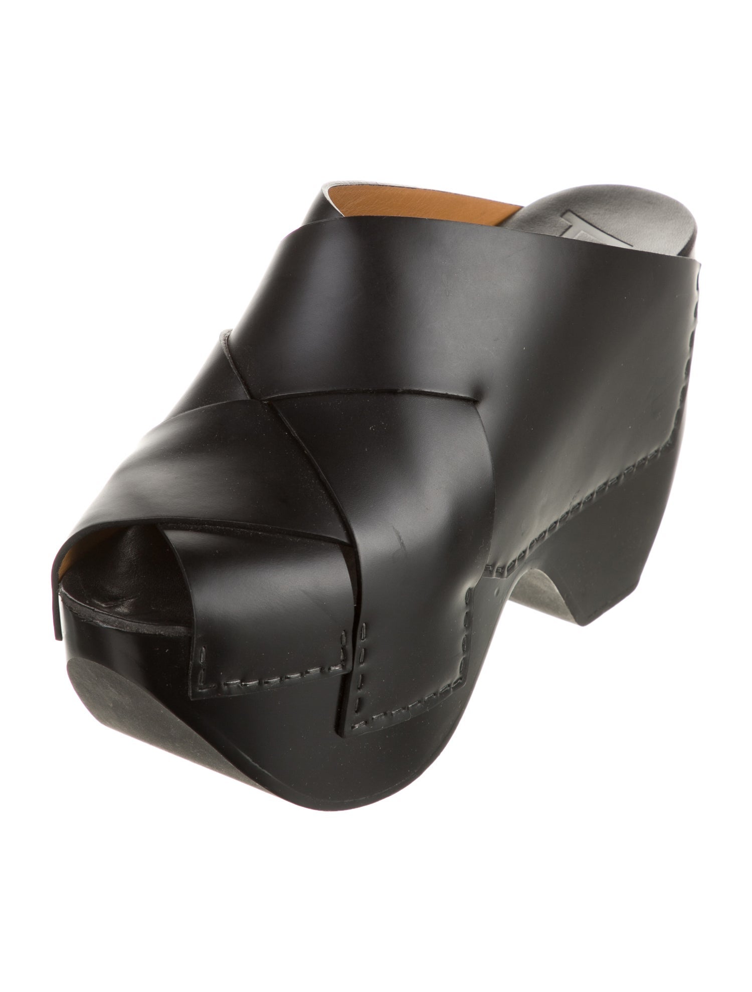 Acne Studios Leather Slides