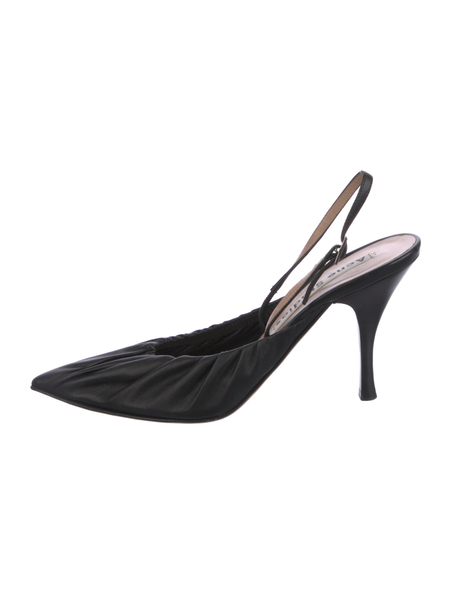 Acne Studios Satin Slingback Pumps