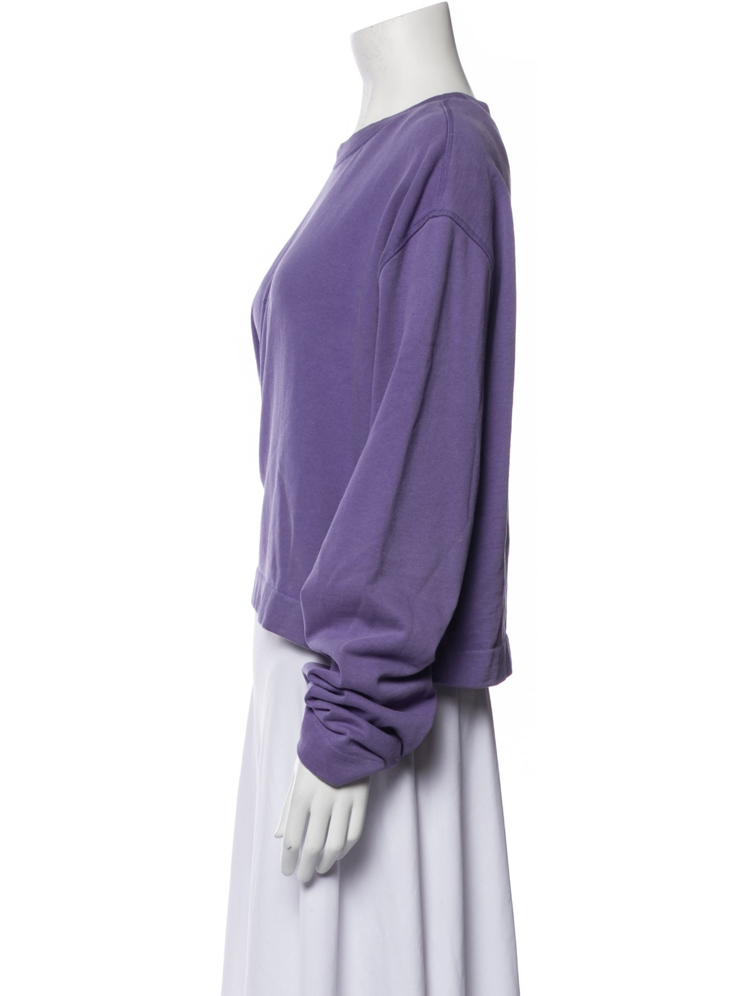 Acne Studios Crew Neck Long Sleeve Sweatshirt