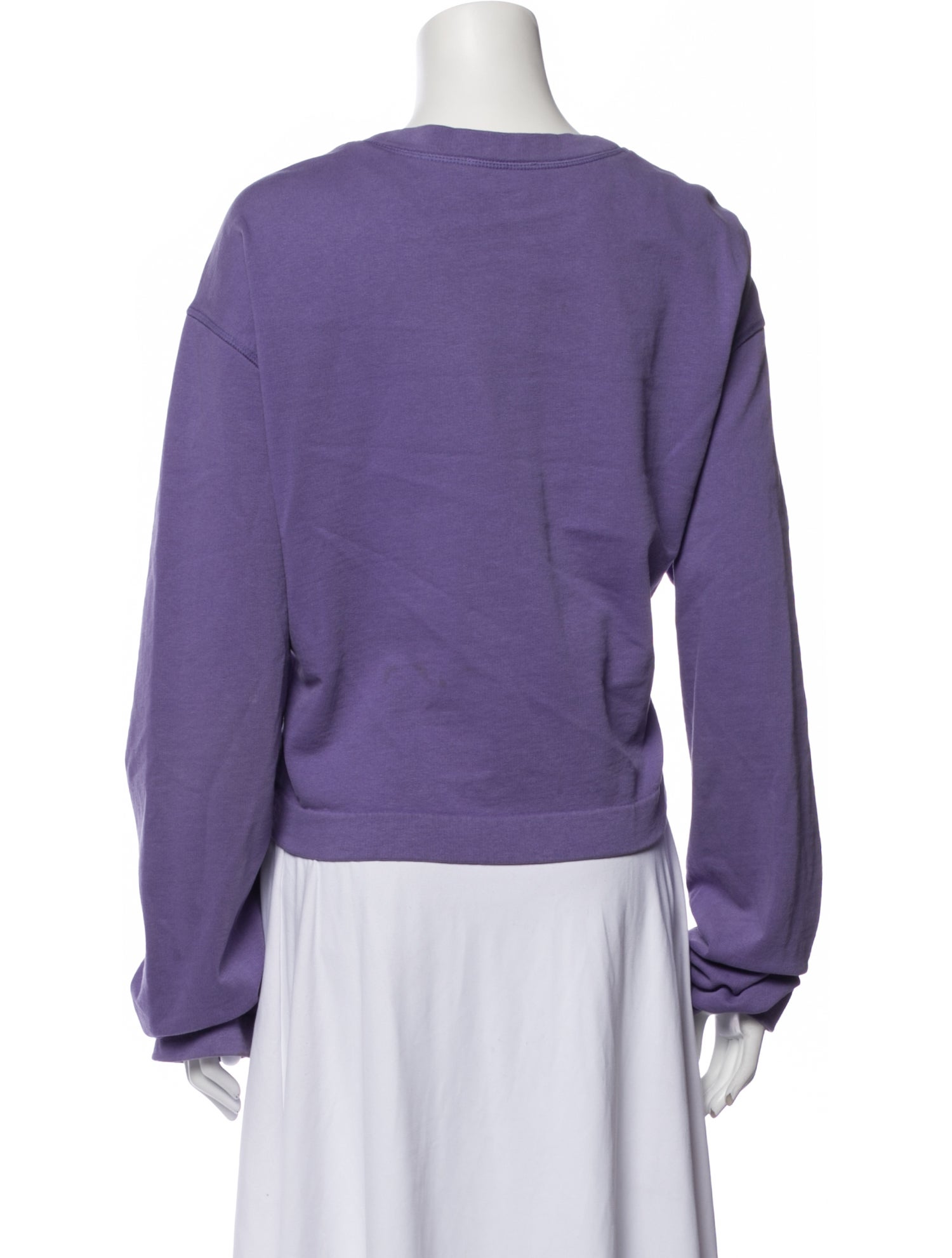 Acne Studios Crew Neck Long Sleeve Sweatshirt