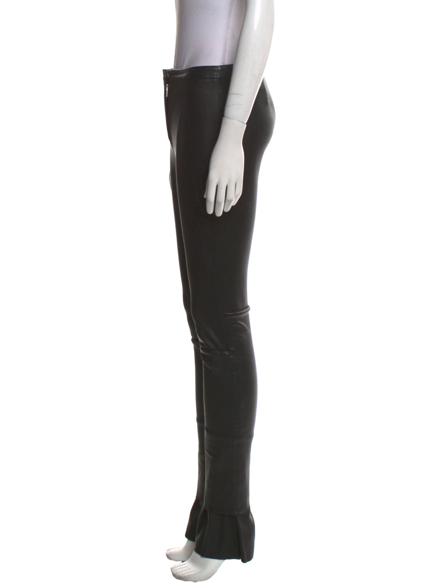 Acne Studios Leather Skinny Leg Pants