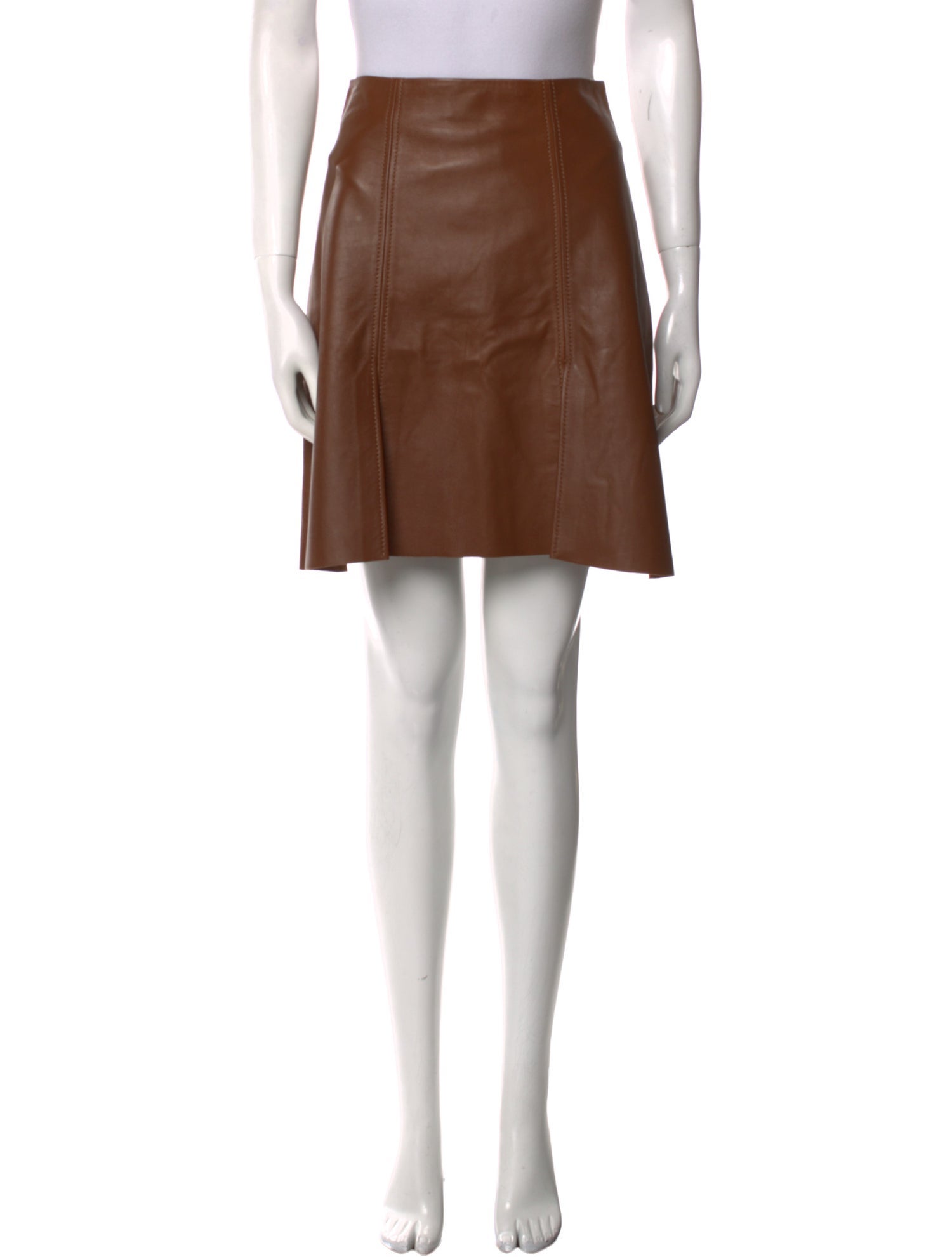 Acne Studios Leather Mini Skirt