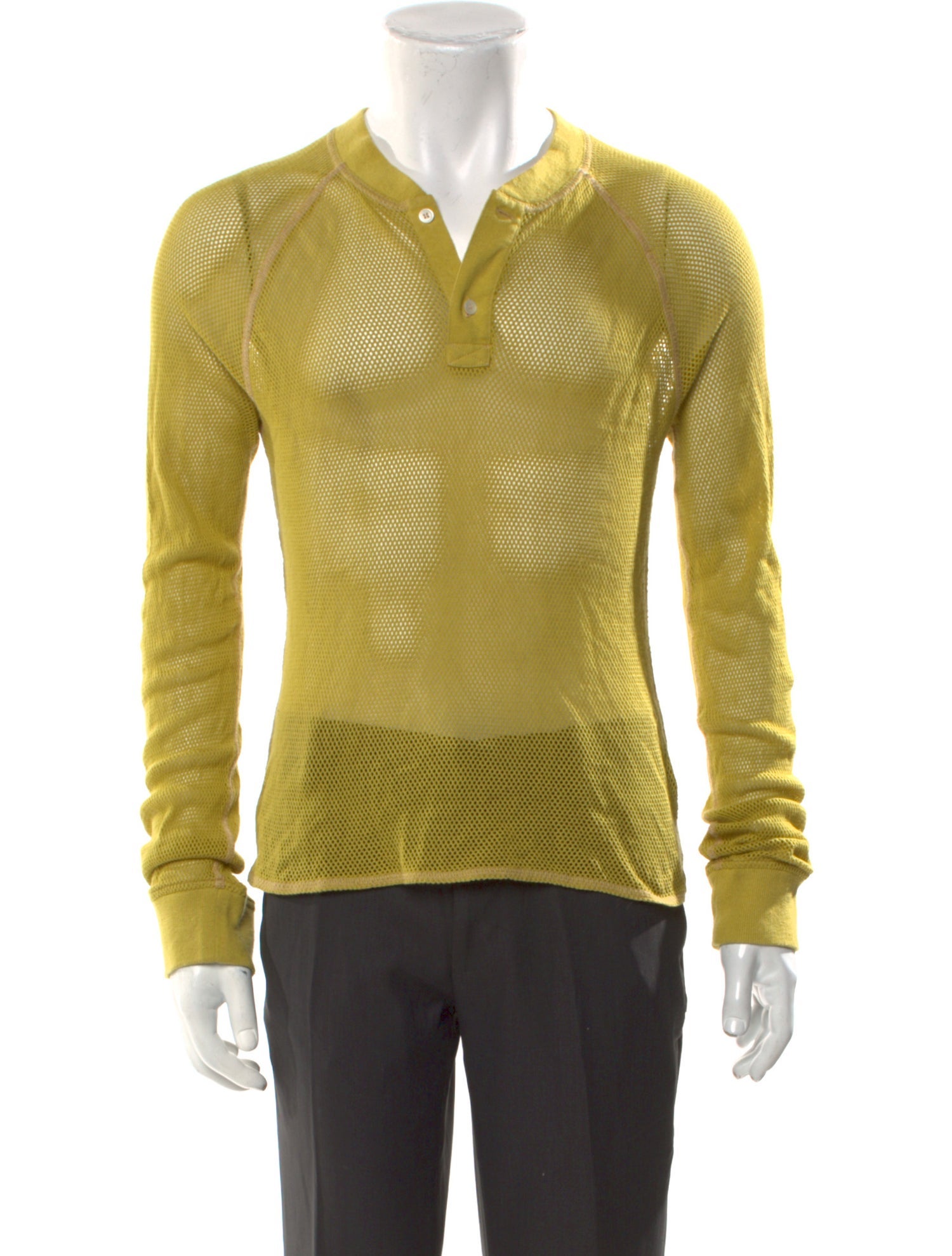 Acne Studios V-Neck Long Sleeve Henley