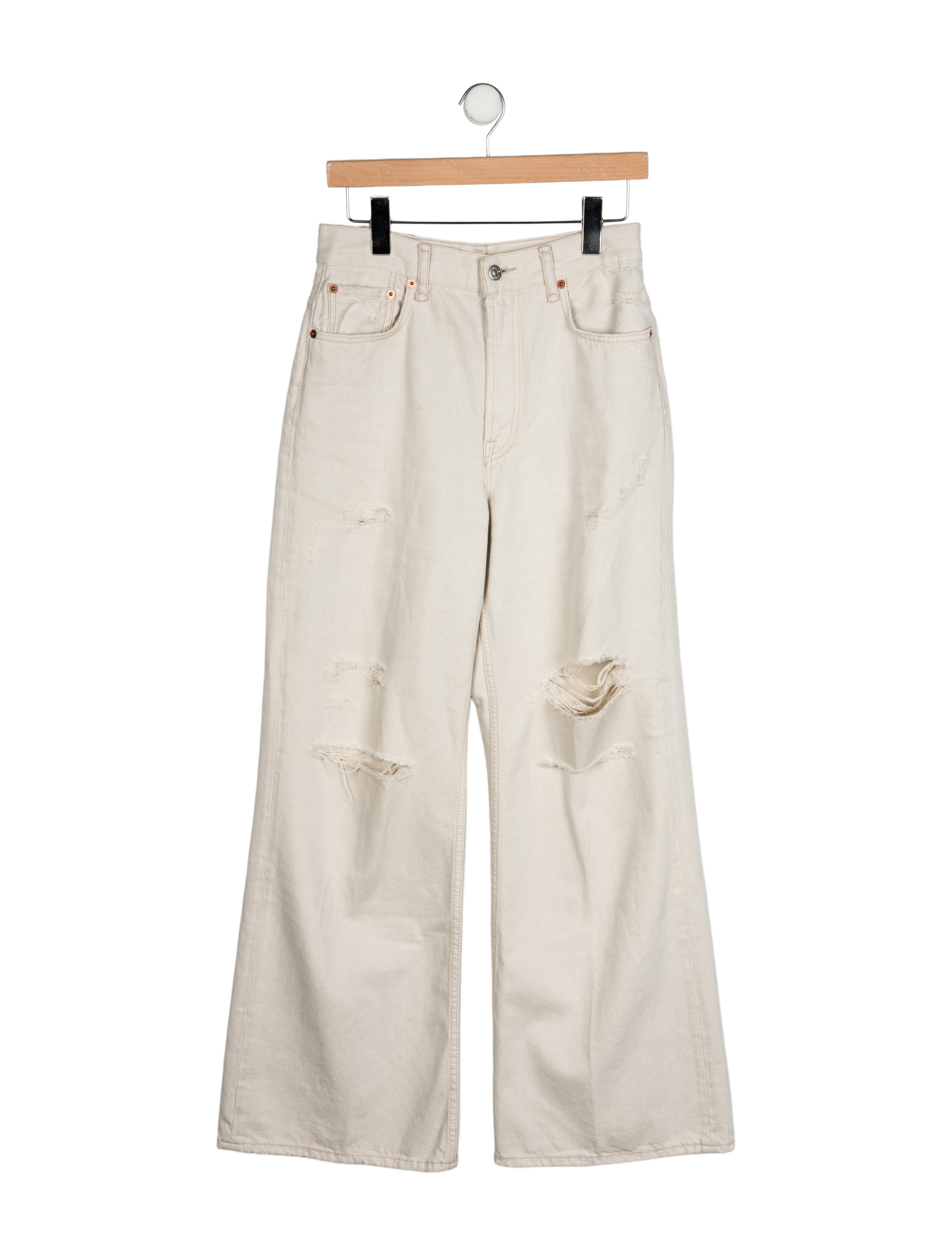 Acne Studios High-Rise Wide Leg Jeans