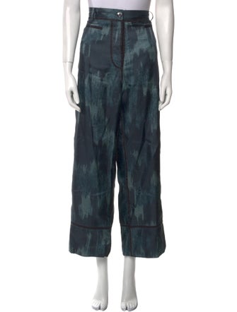 Acne Studios Silk Wide Leg Pants