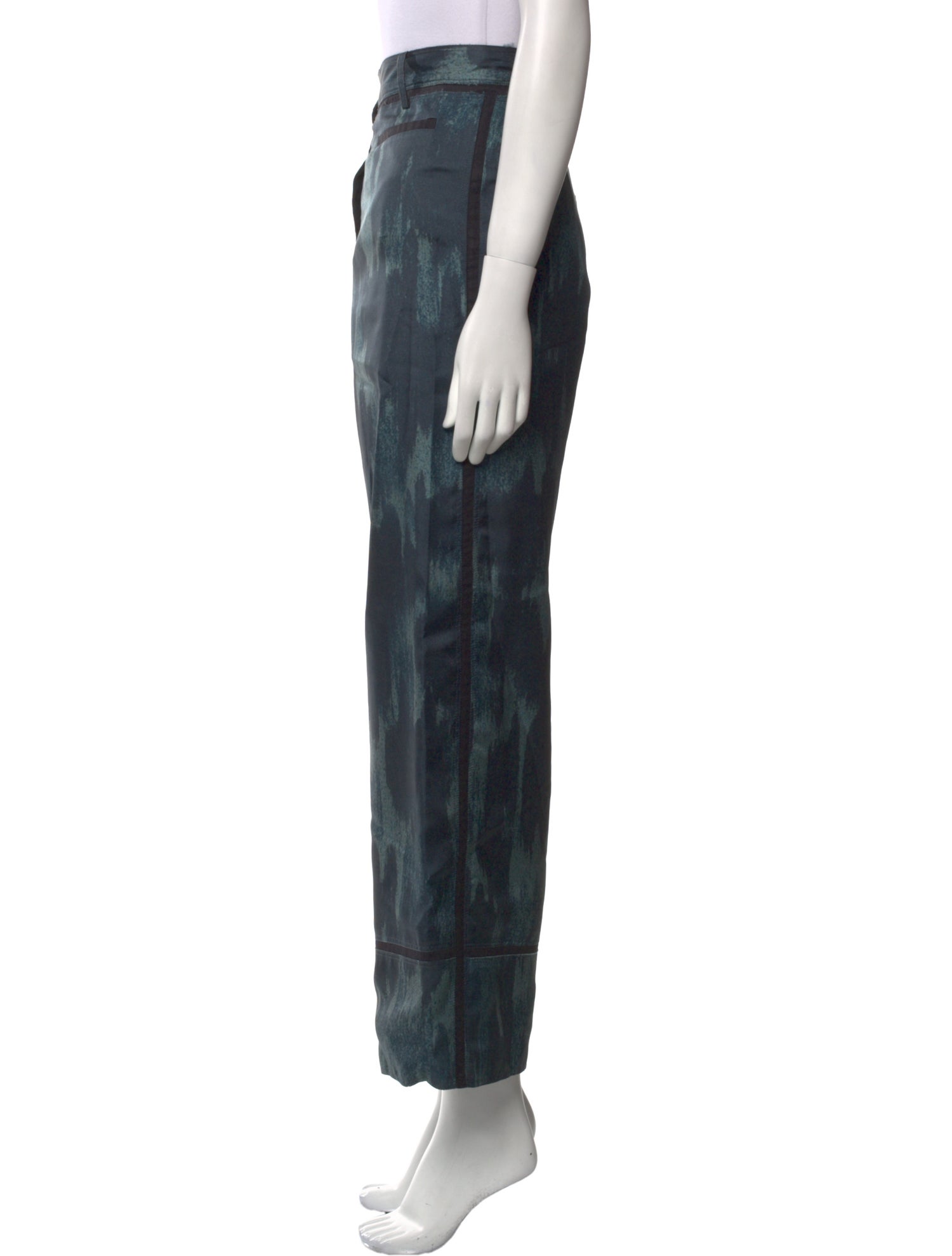 Acne Studios Silk Wide Leg Pants