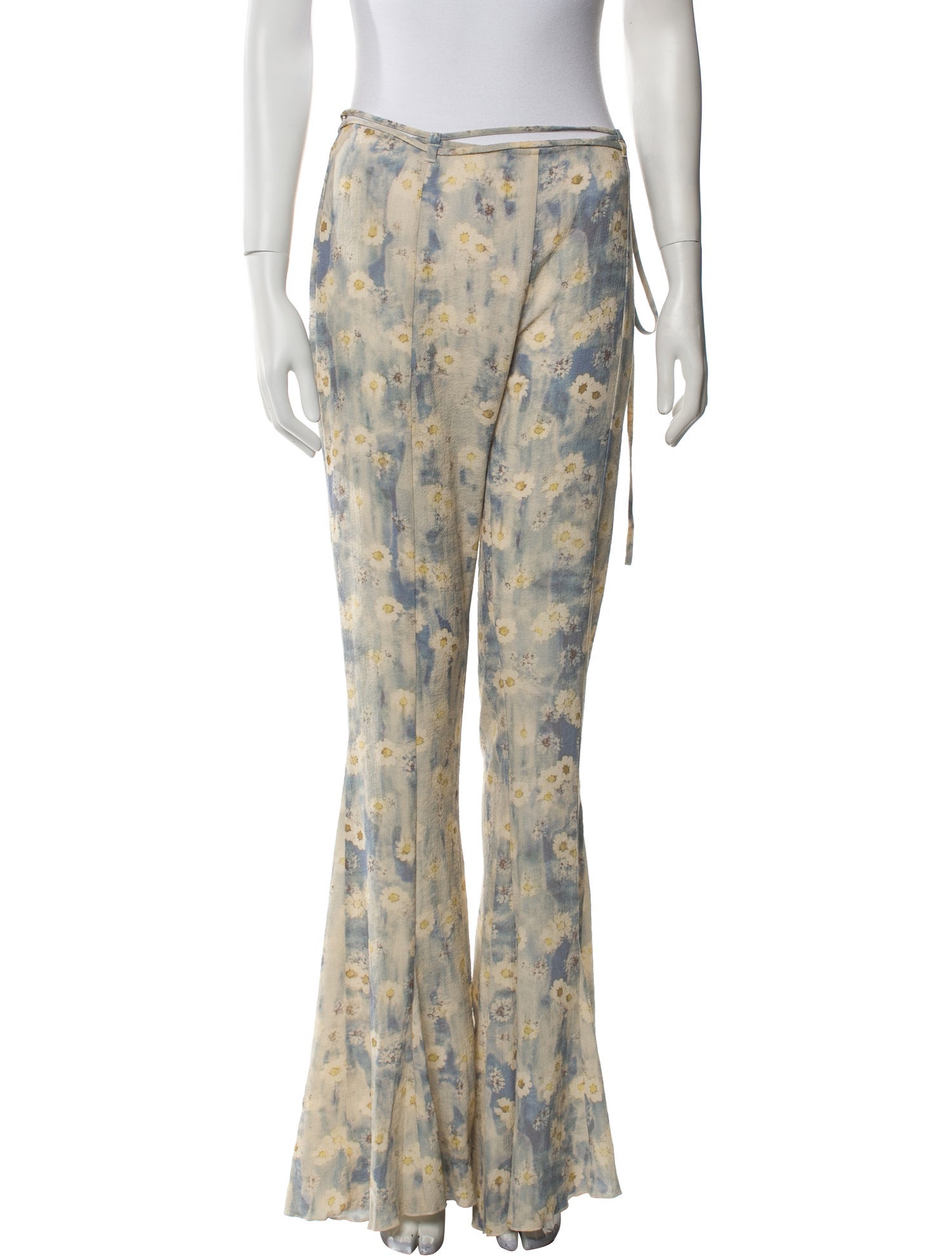 Acne Studios Floral Print Wide Leg Pants w/ Tags