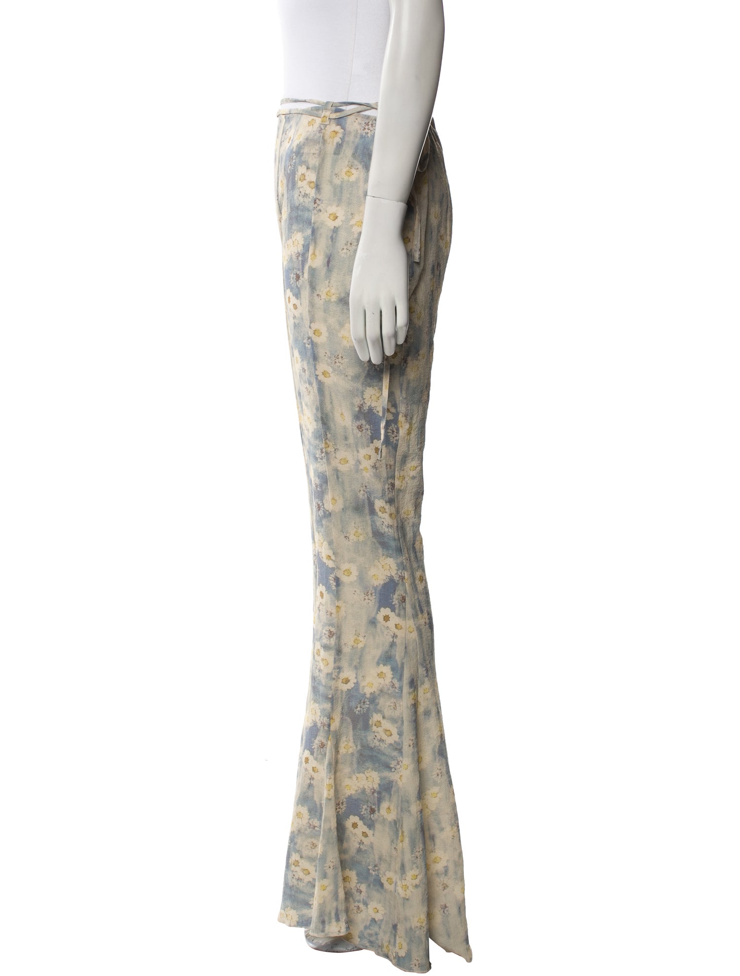 Acne Studios Floral Print Wide Leg Pants w/ Tags