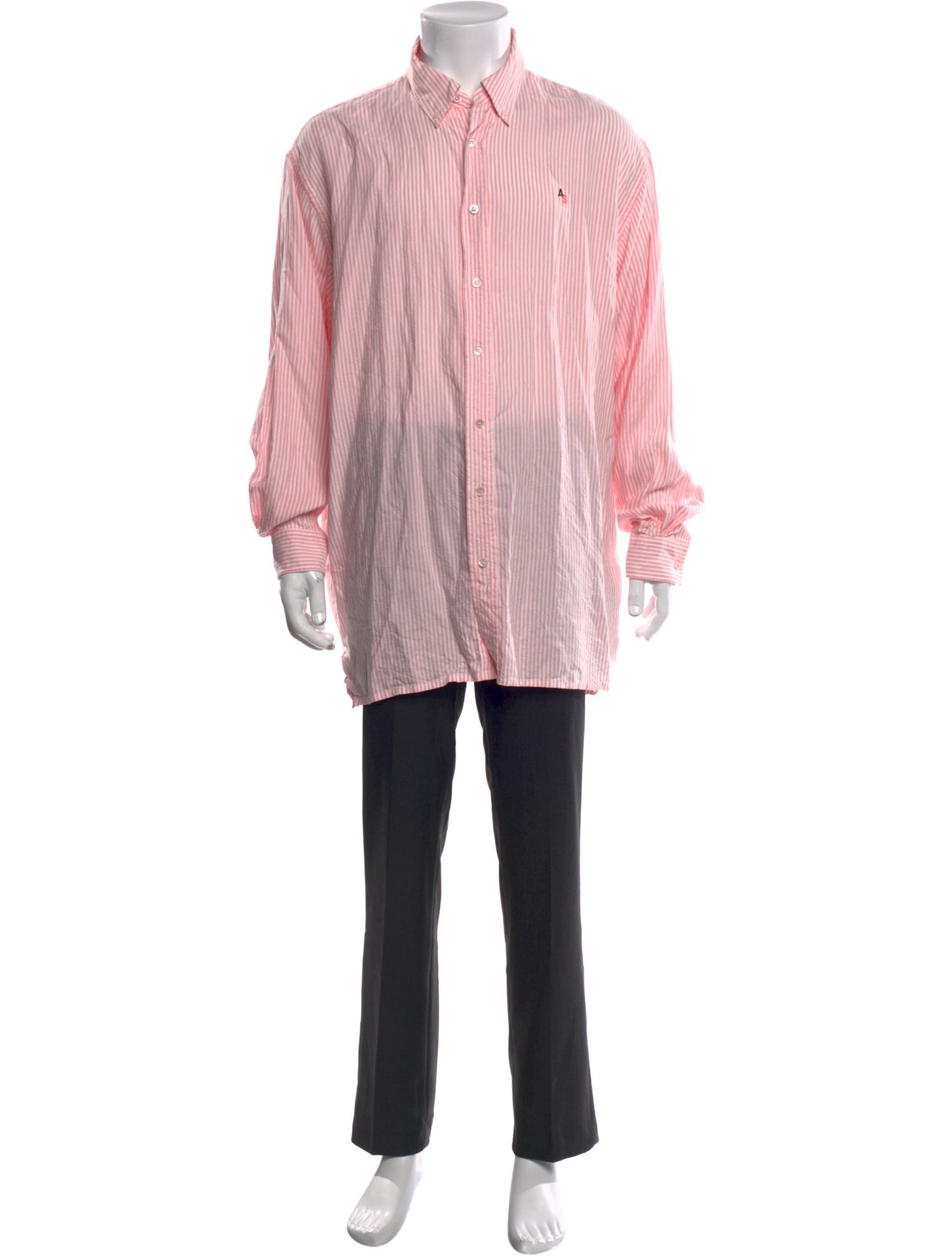 Acne Studios Striped Long Sleeve Dress Shirt