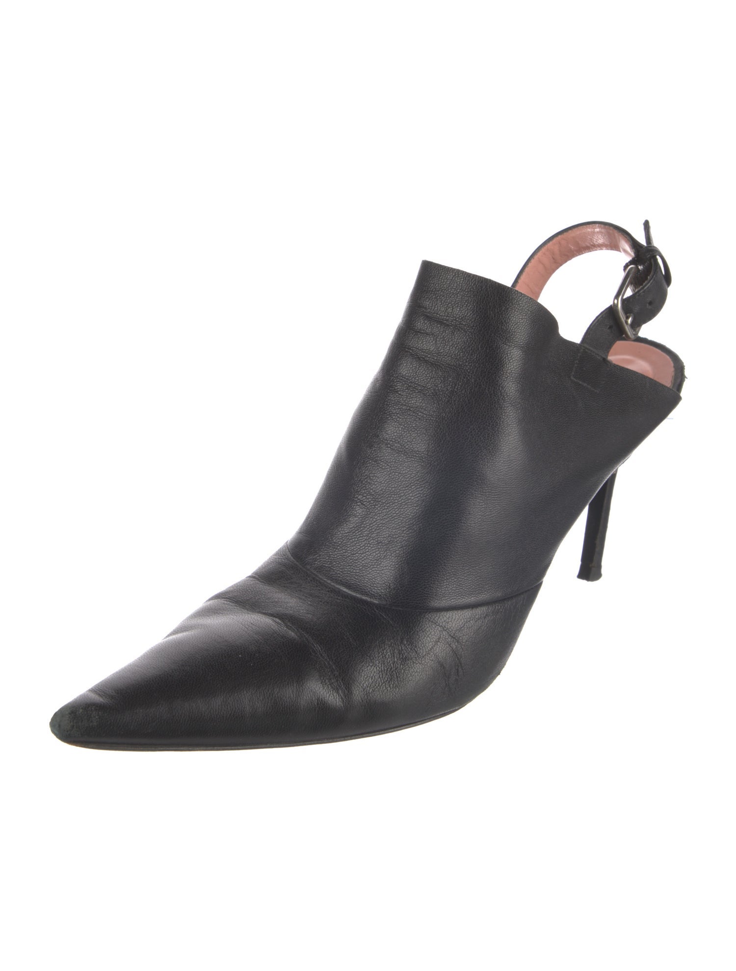 Acne Studios Leather Slingback Pumps