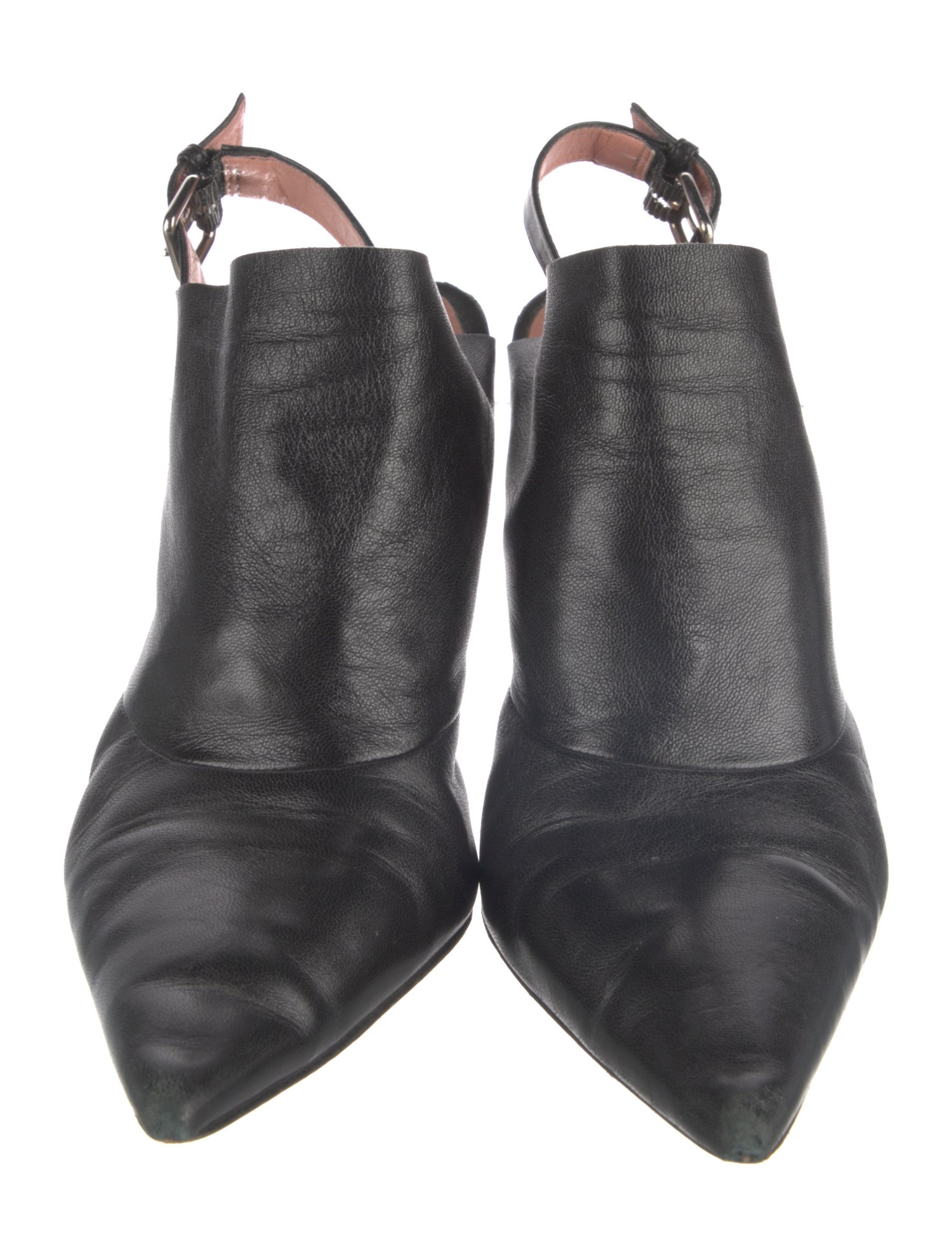 Acne Studios Leather Slingback Pumps