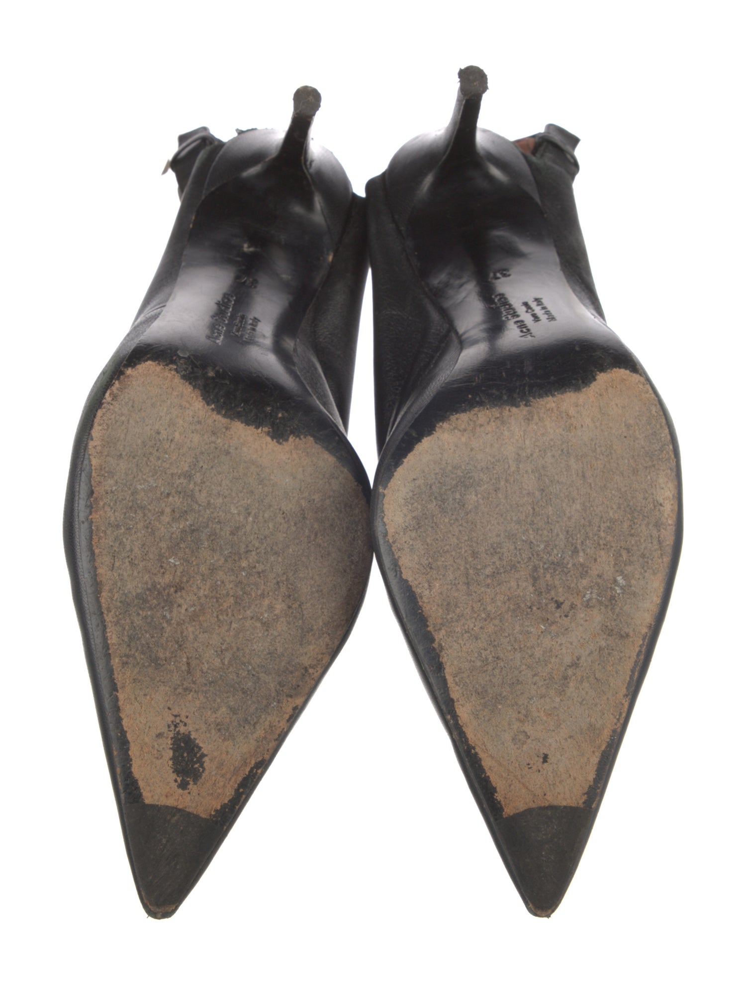 Acne Studios Leather Slingback Pumps