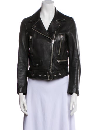 Acne Studios Leather Biker Jacket
