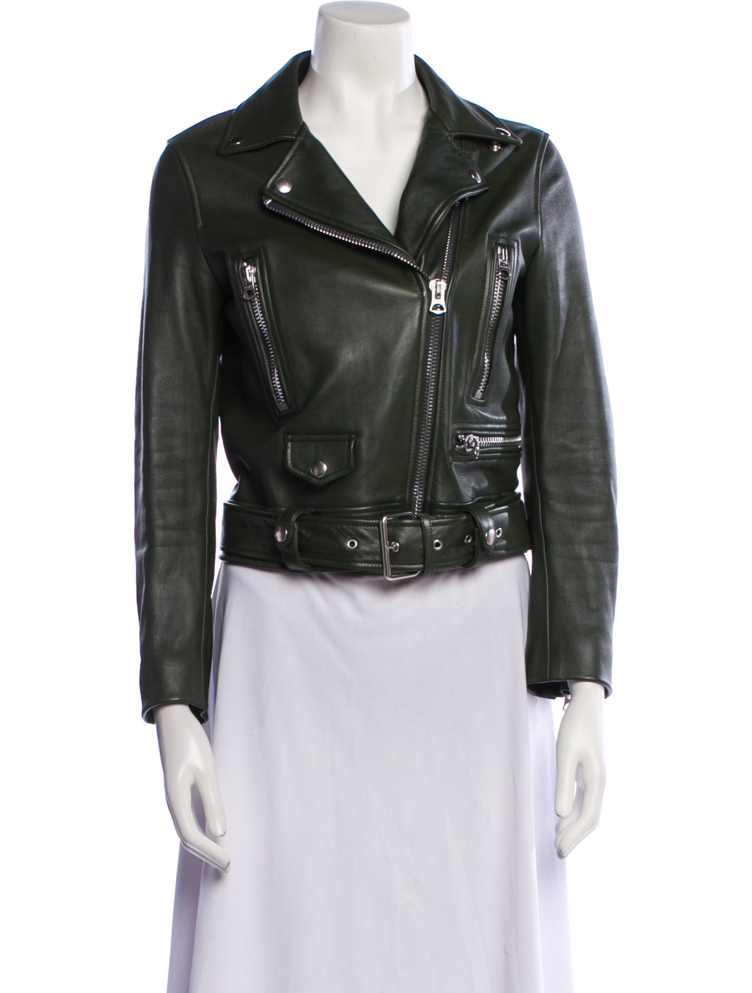Acne Studios Leather Biker Jacket