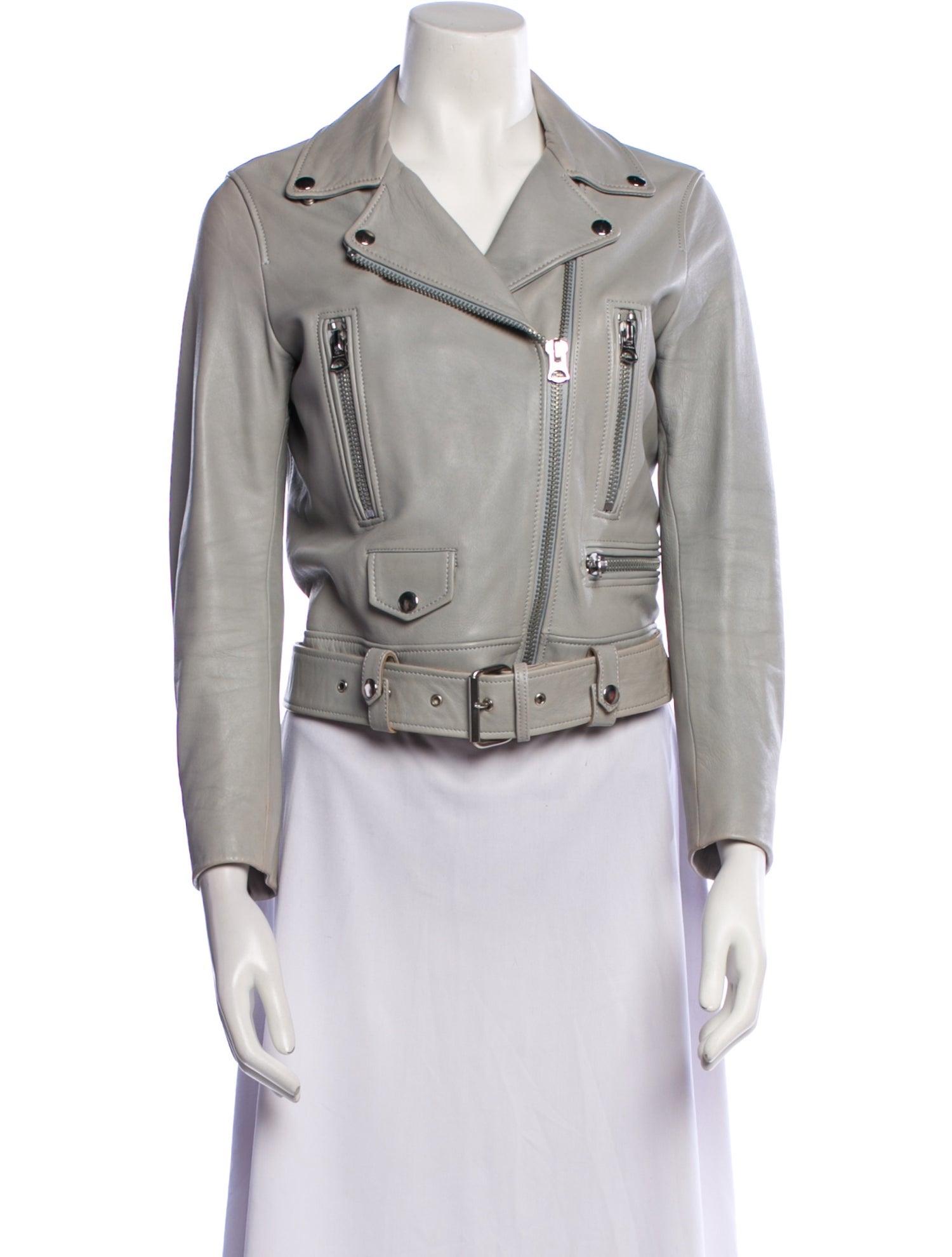 Acne Studios Leather Biker Jacket