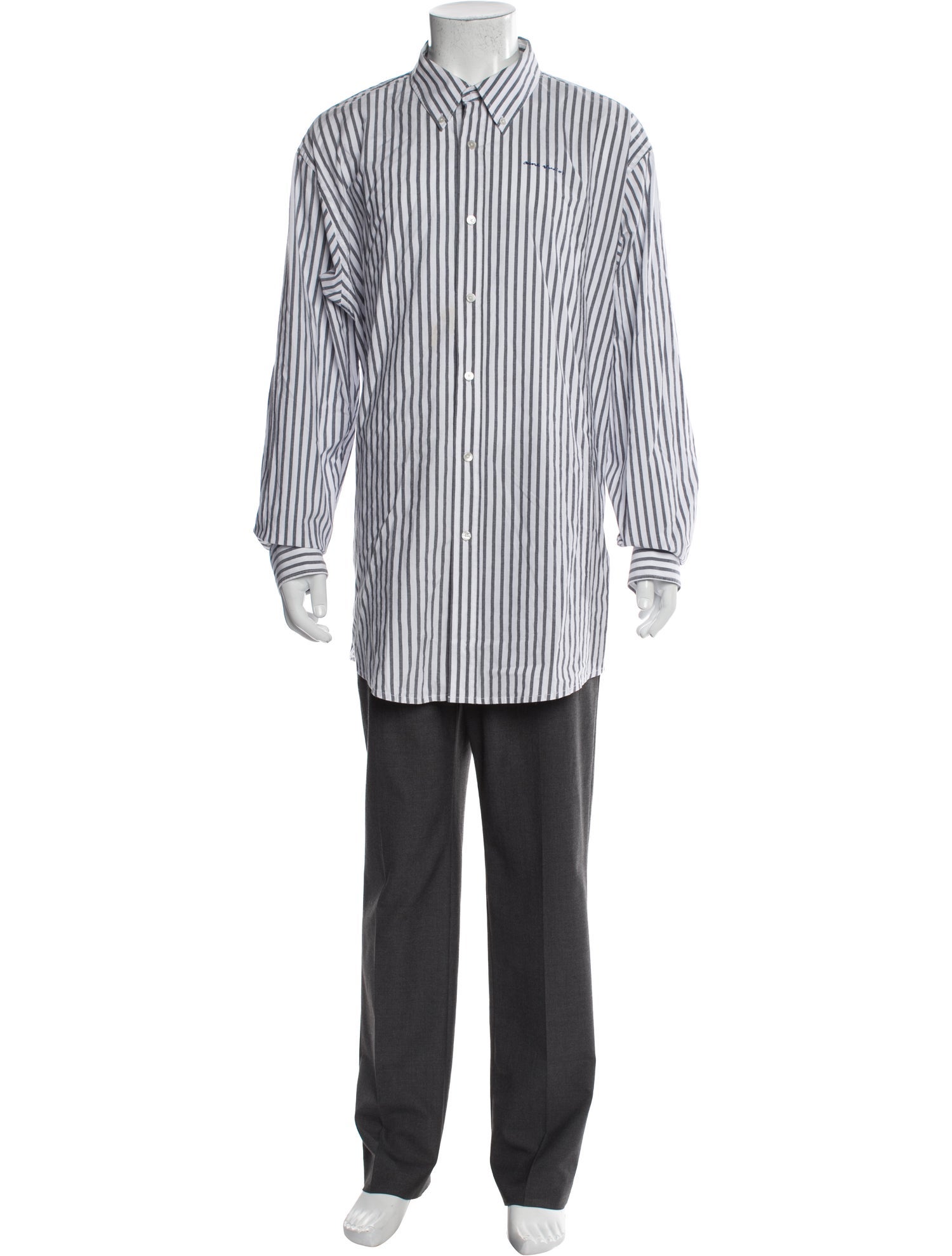 Acne Studios Striped Long Sleeve Shirt