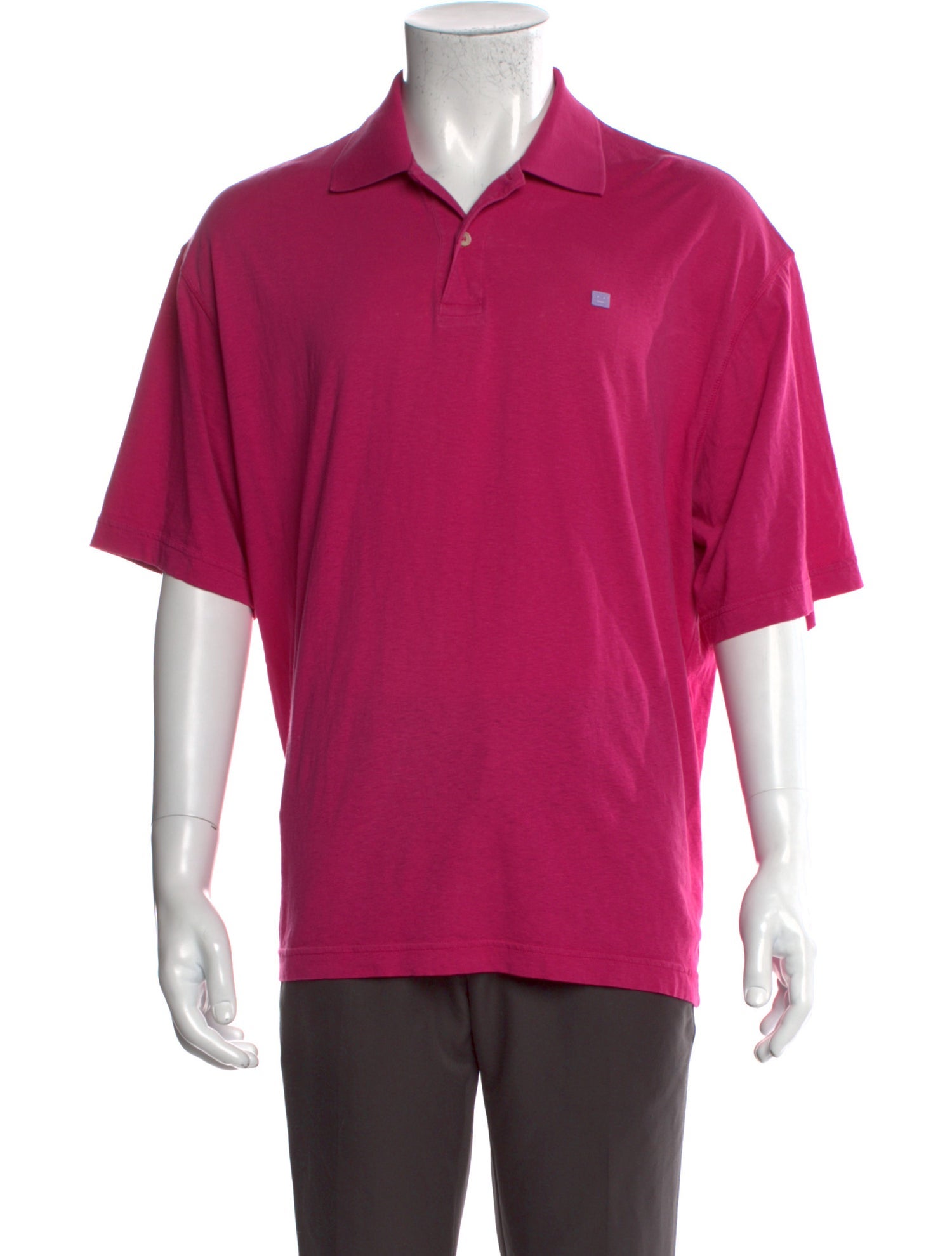 Acne Studios Collar Short Sleeve Polo Shirt