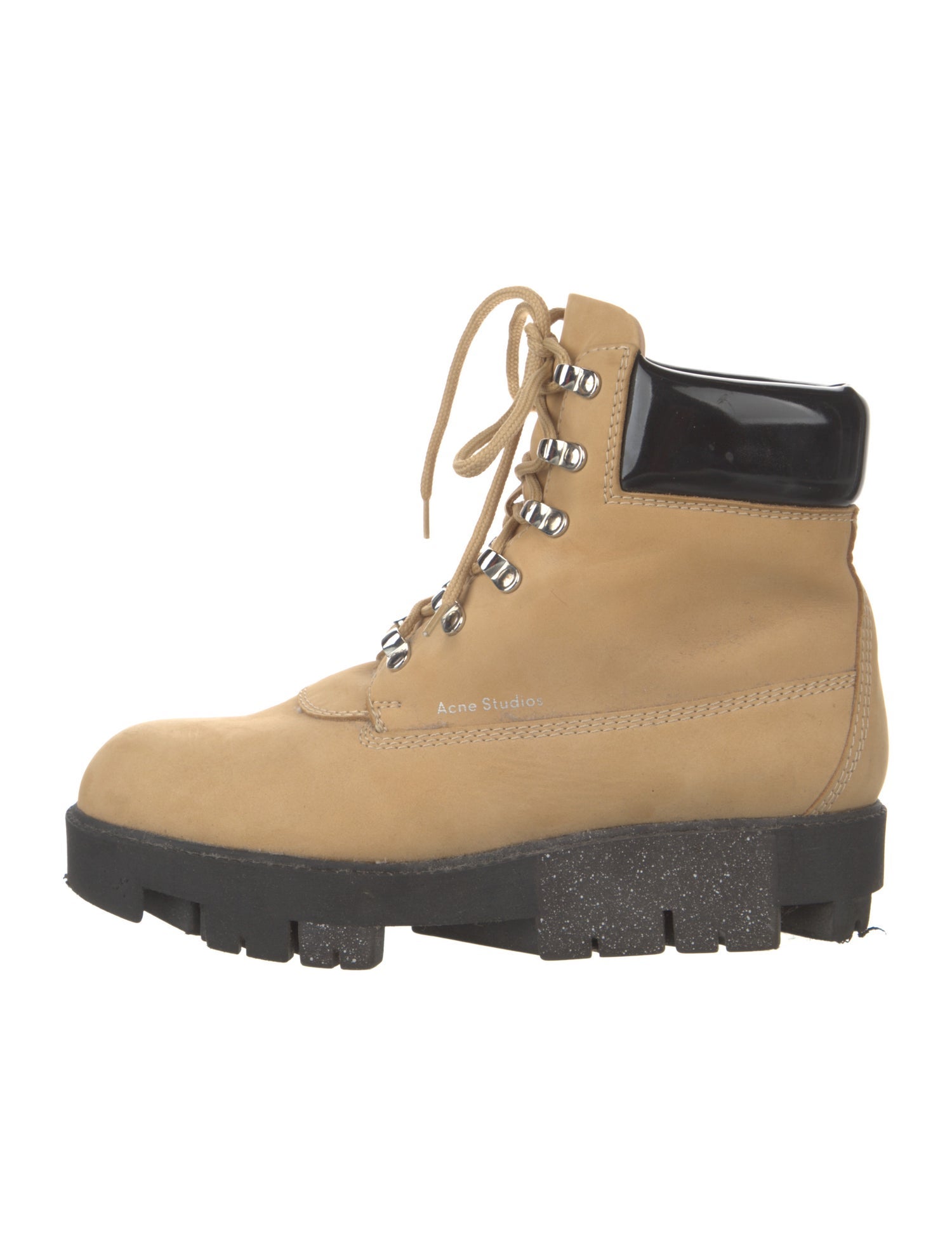 Acne Studios Leather Combat Boots