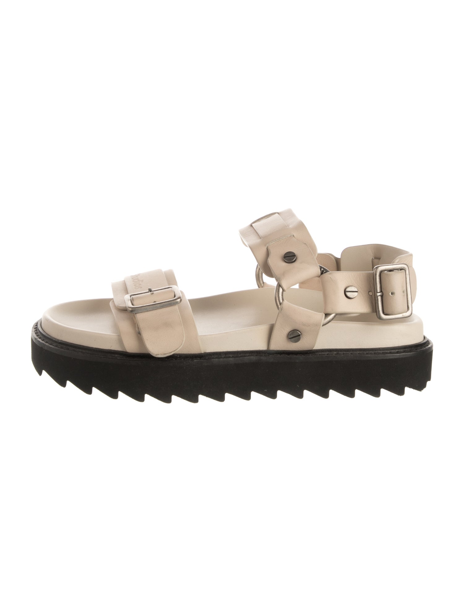 Acne Studios Leather Slingback Sandals