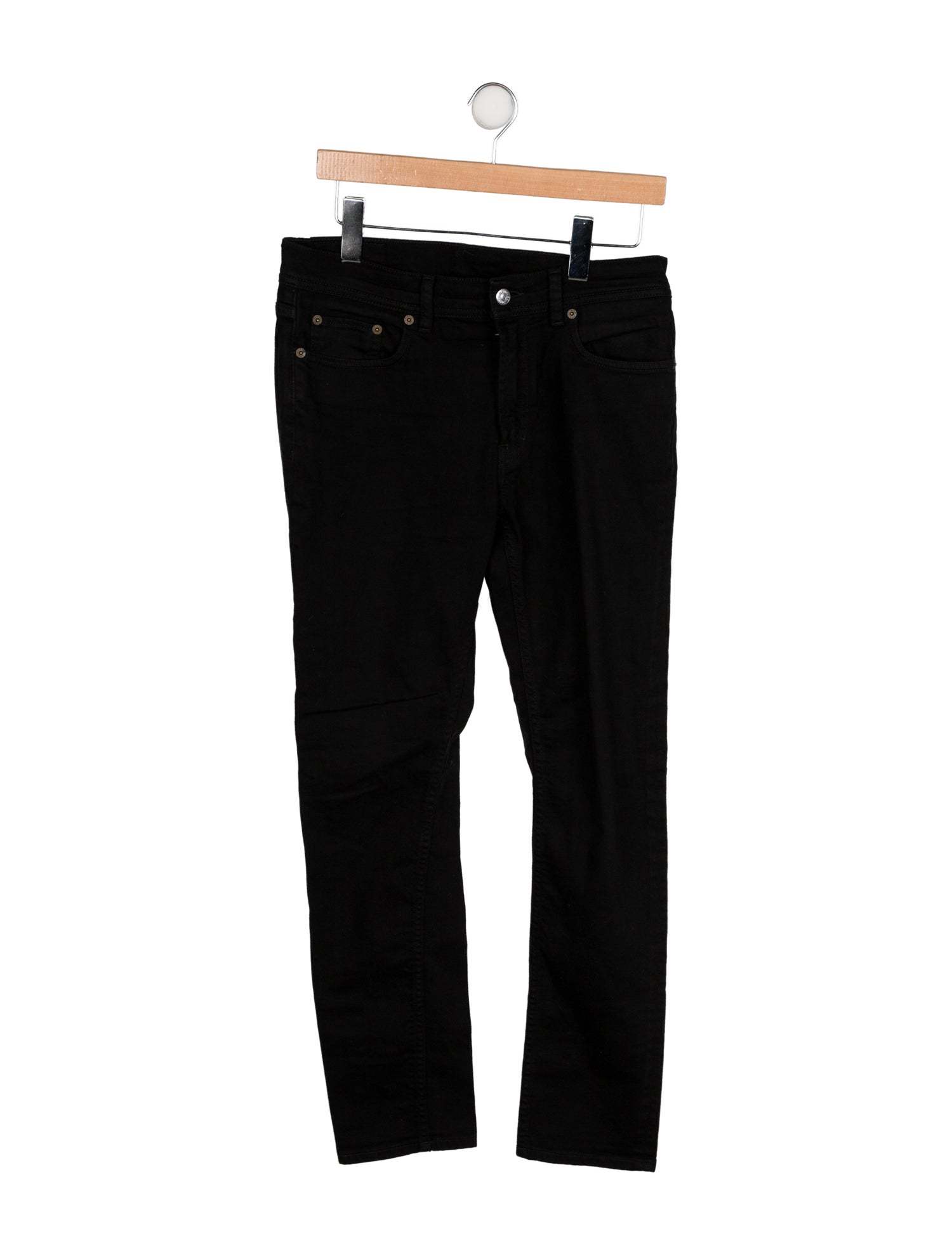 Acne Studios Mid-Rise Straight Leg Jeans