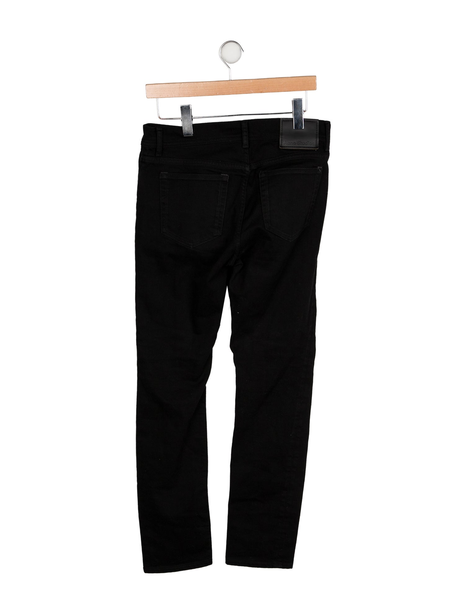 Acne Studios Mid-Rise Straight Leg Jeans