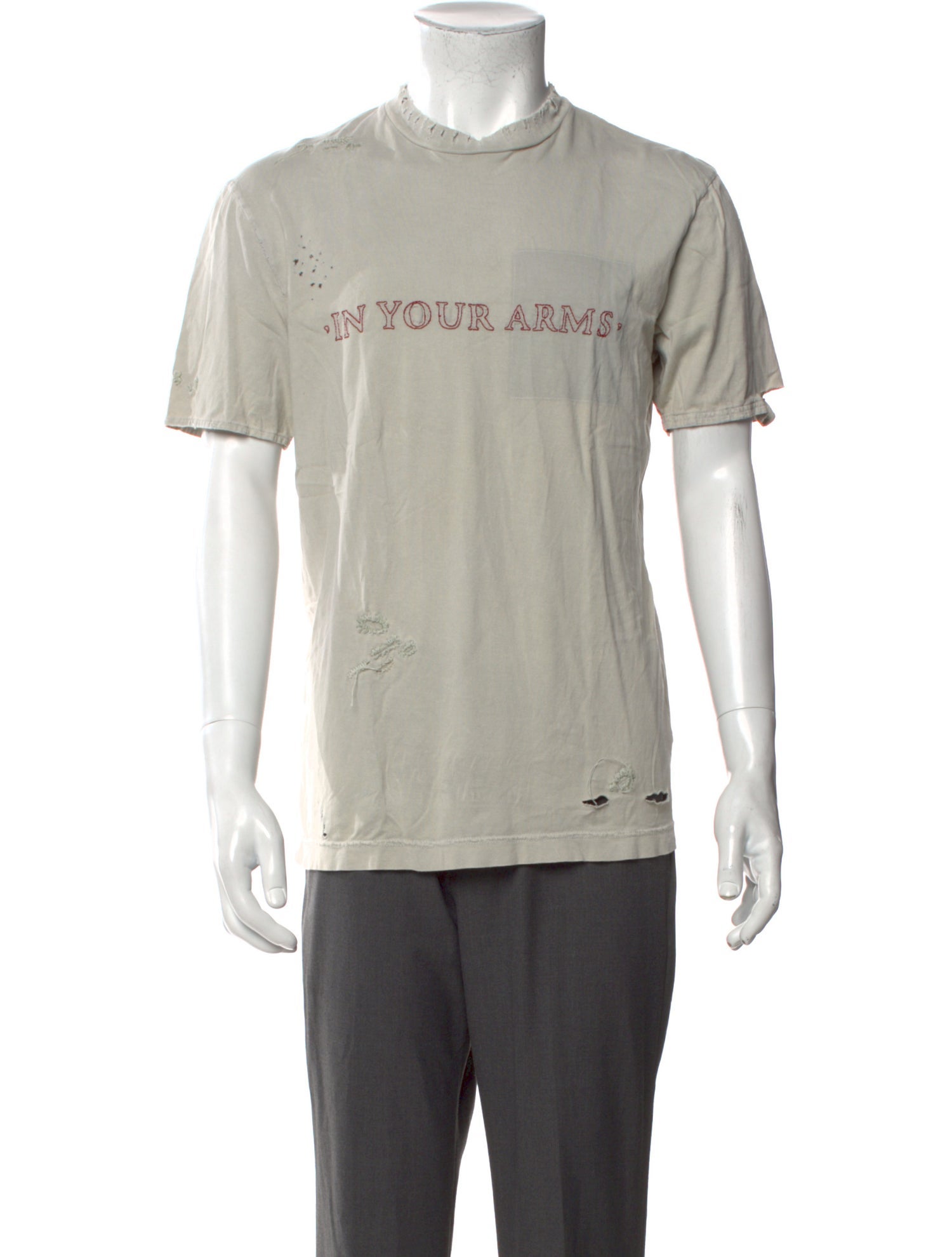 Acne Studios Graphic Print Crew Neck T-Shirt