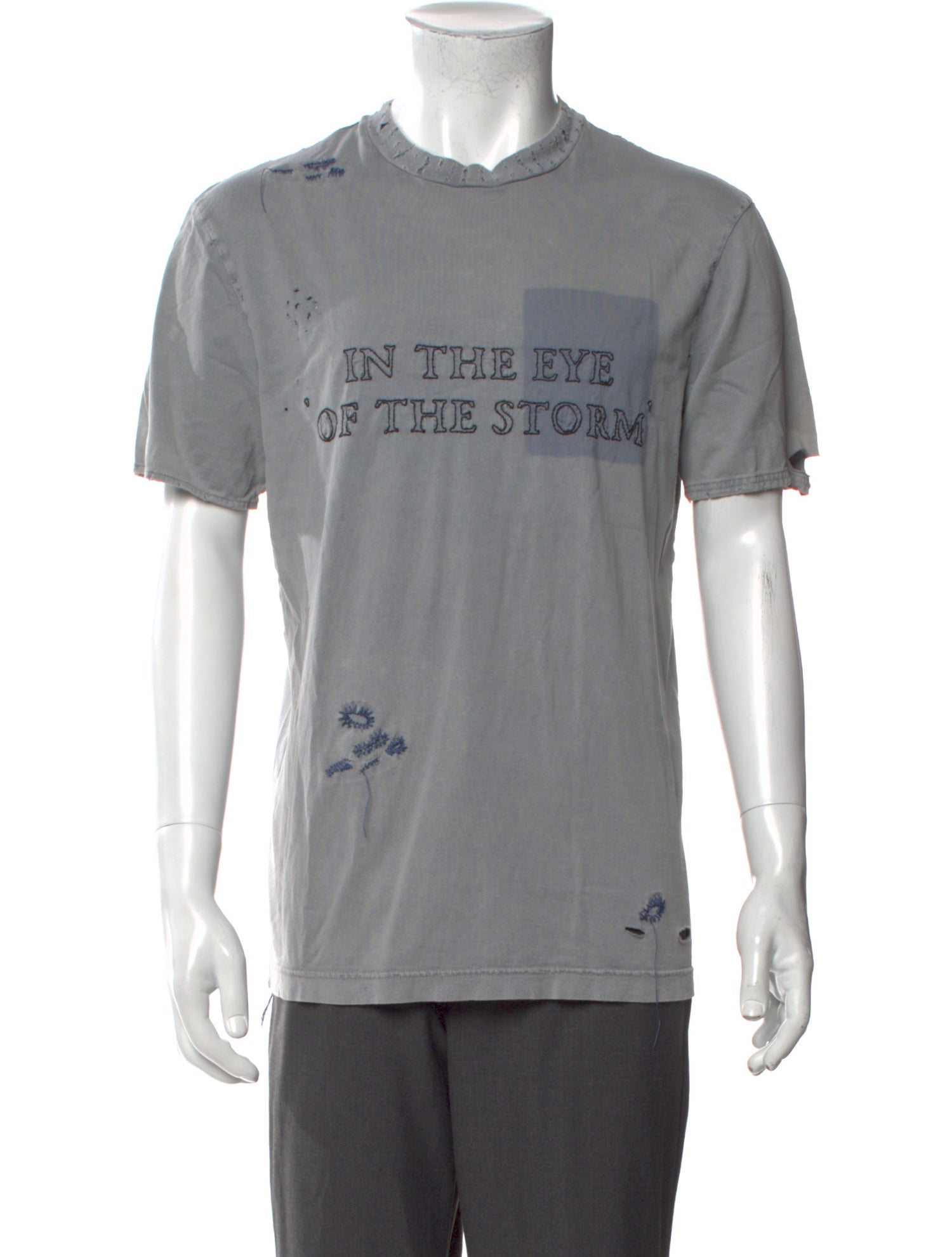 Acne Studios Graphic Print Crew Neck T-Shirt