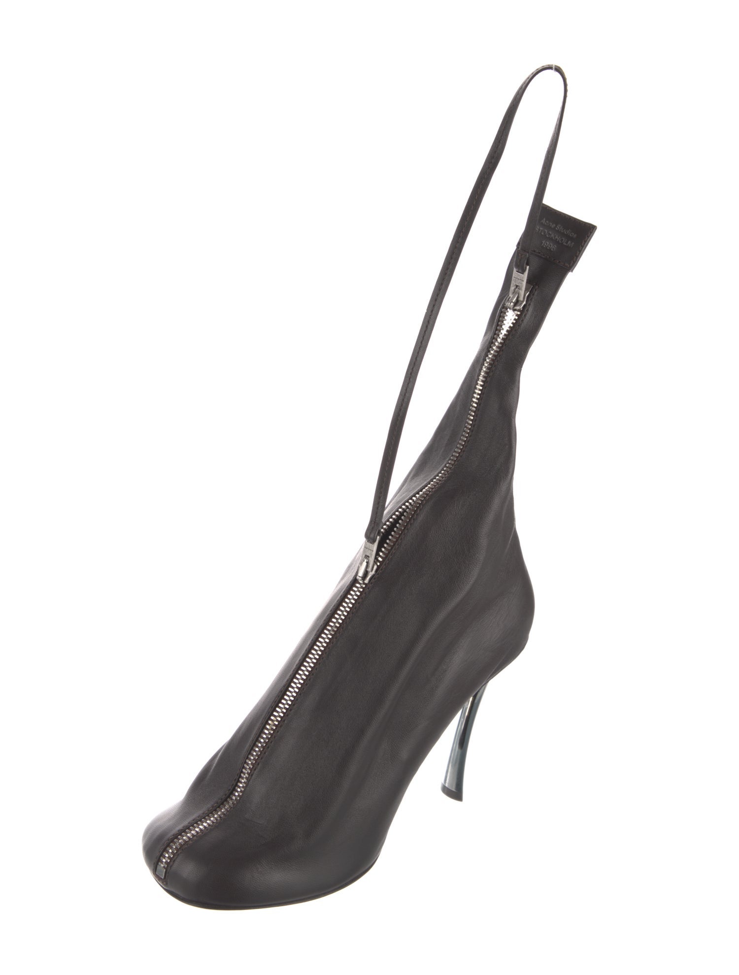 Acne Studios Leather T-Strap Pumps