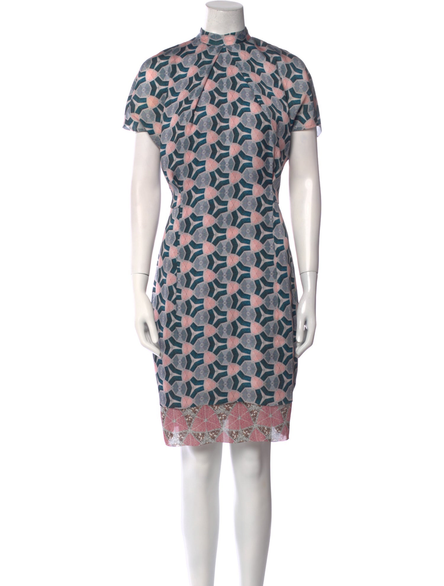 Acne Studios Printed Knee-Length Dress