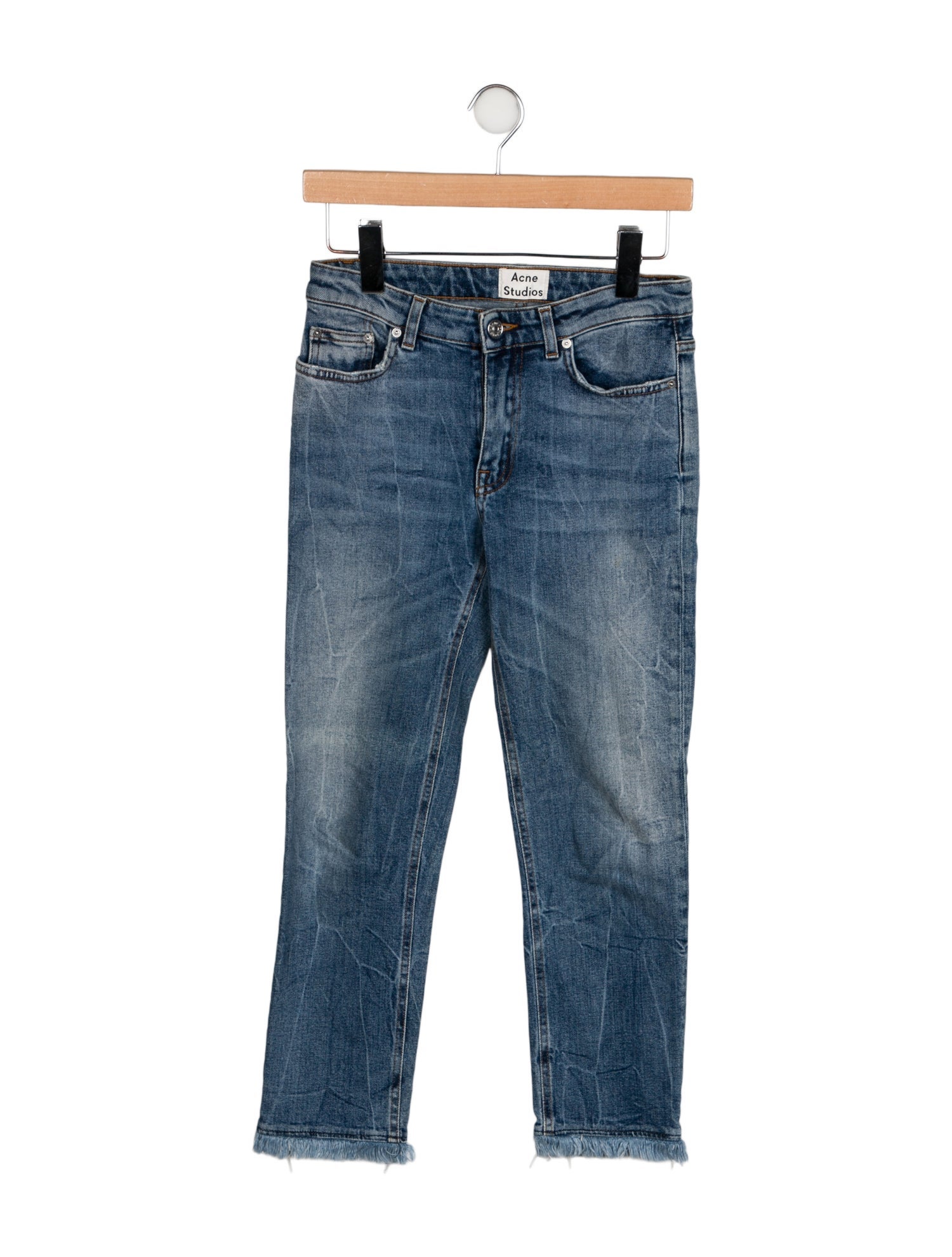Acne Studios Mid-Rise Skinny Leg Jeans
