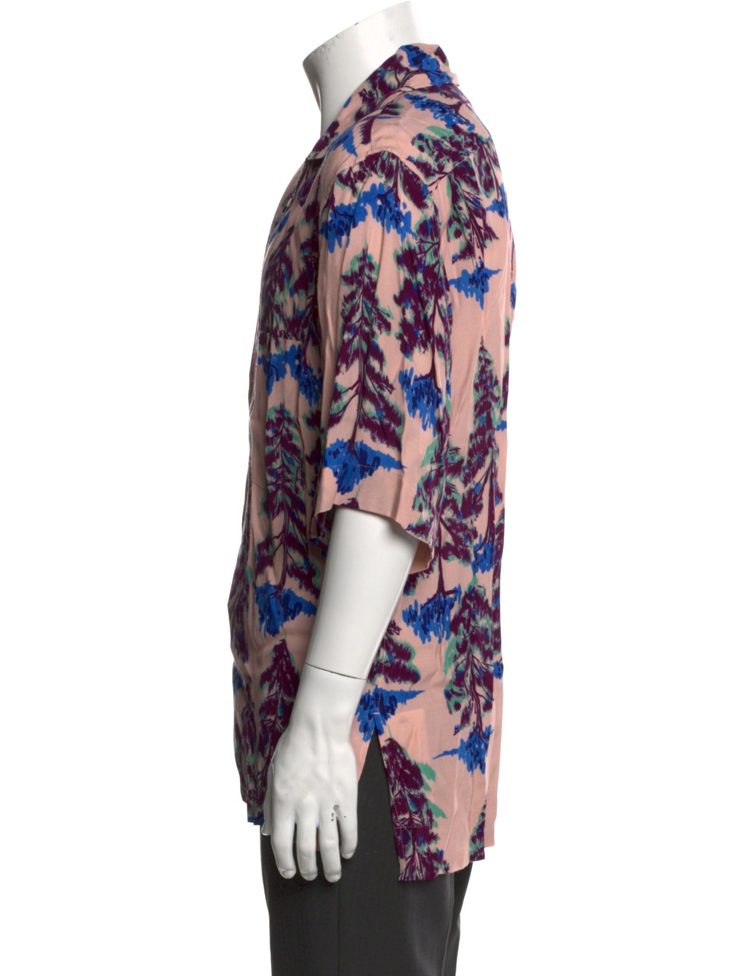 Acne Studios Printed Three-Quarter Sleeve Shirt